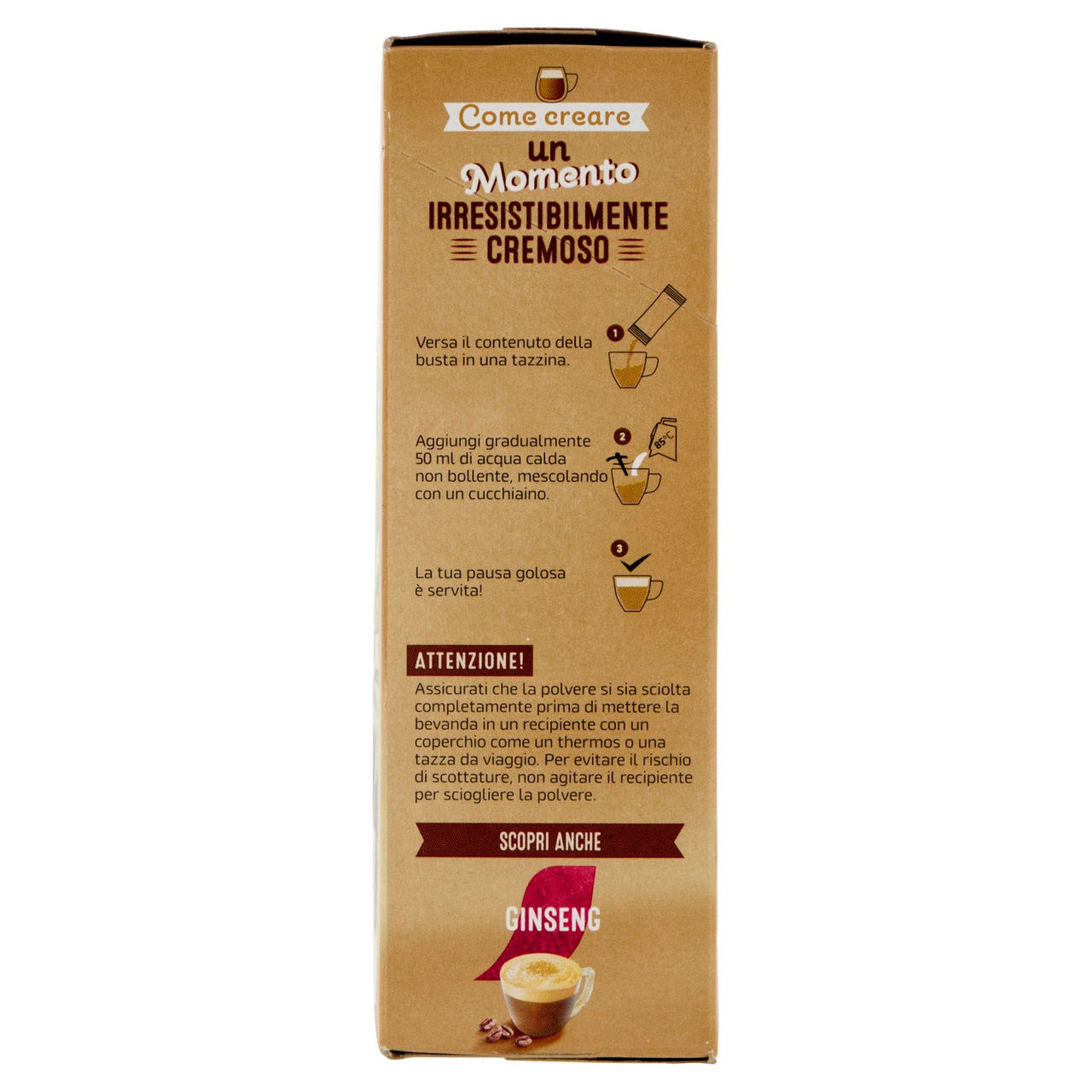 NESCAFÉ Ginseng da Zuccherare Caffè Solubile con Ginseng, 10 Bustine 60g