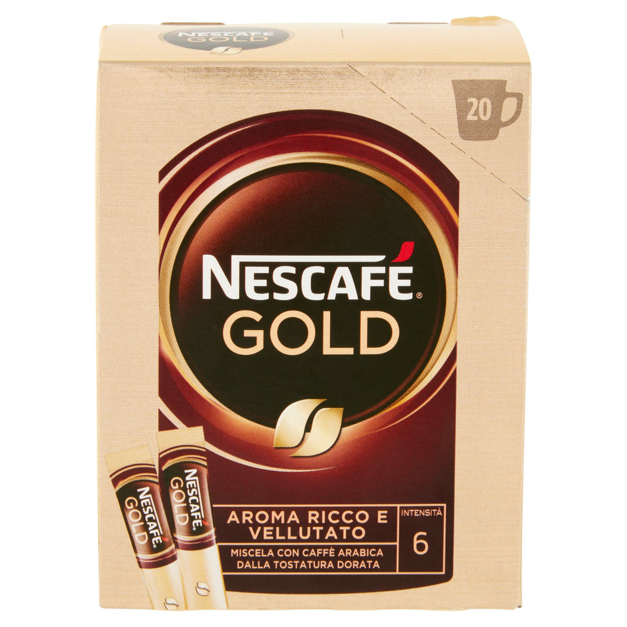 NESCAFÉ Gold Caffè Solubile 20 Bustine da 1,7g
