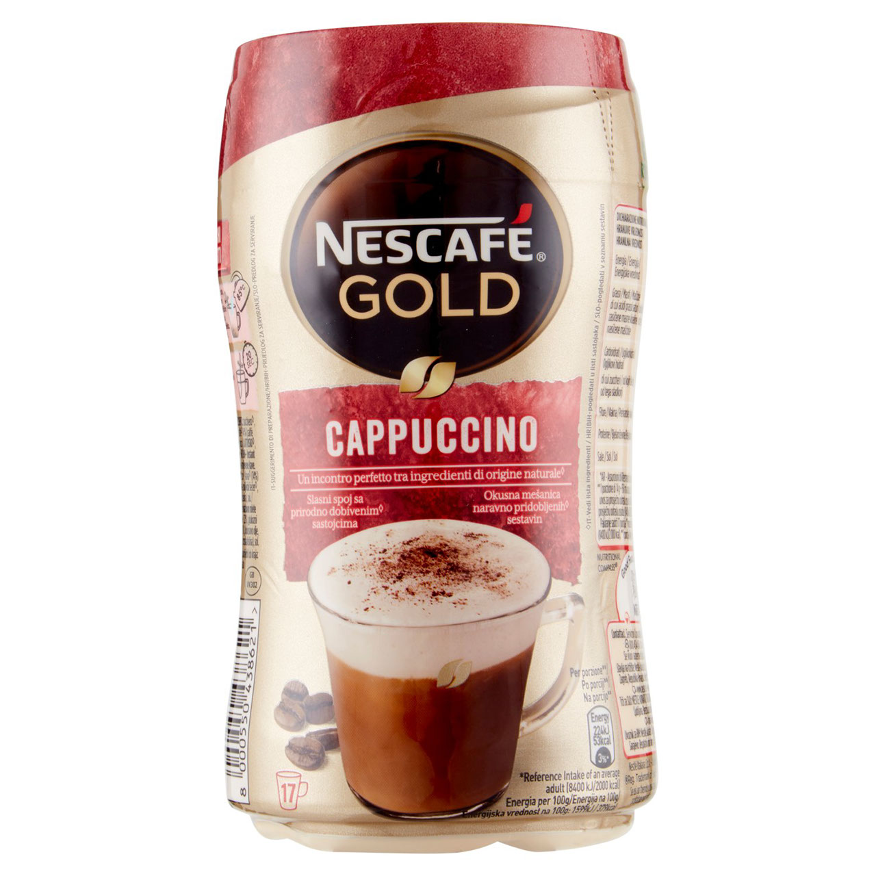 NESCAFÉ Gold Cappuccino Preparato solubile per cappuccino barattolo 250g