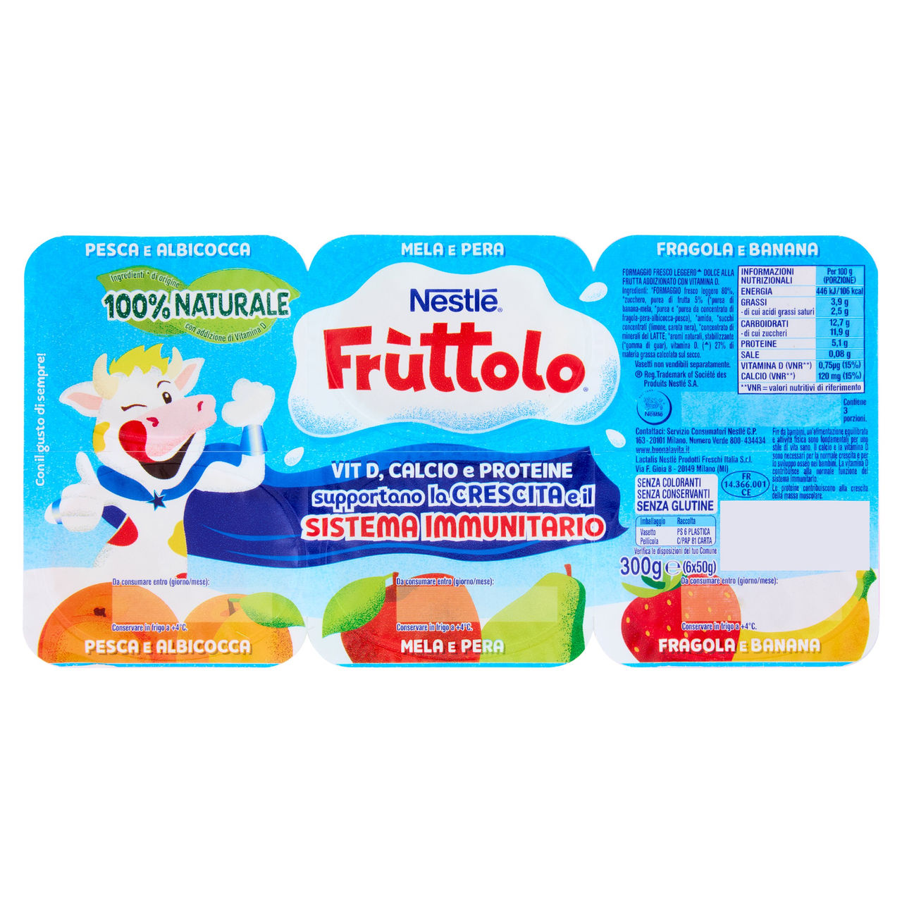 Fruttolo Frutti Misti 6x50g Nestlé vendita online