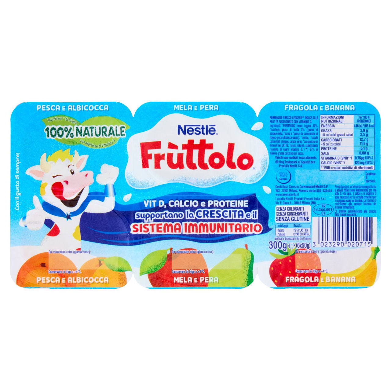 Fruttolo Frutti Misti 6x50g Nestlé vendita online