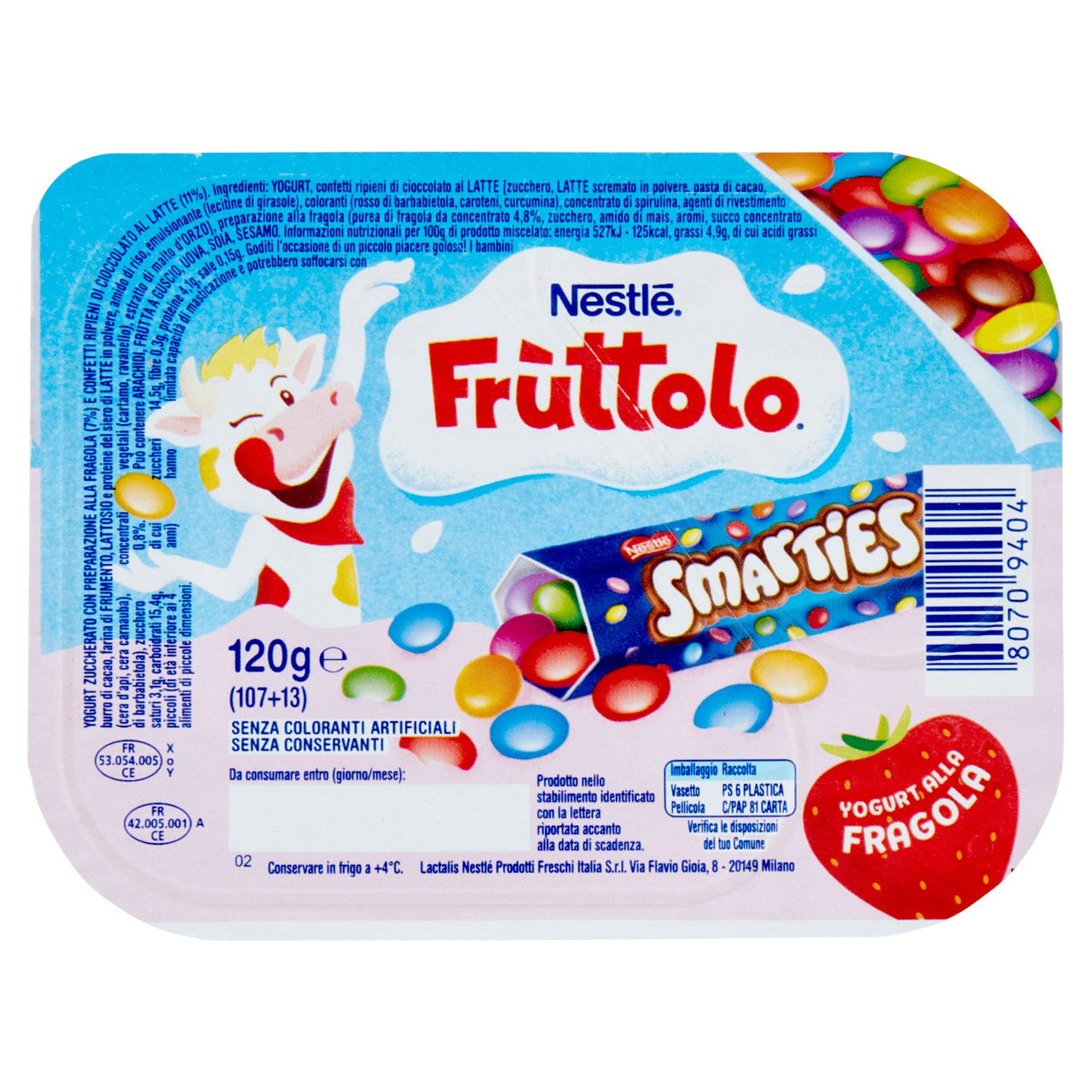 Fruttolo alla Fragola Smarties in vendita online