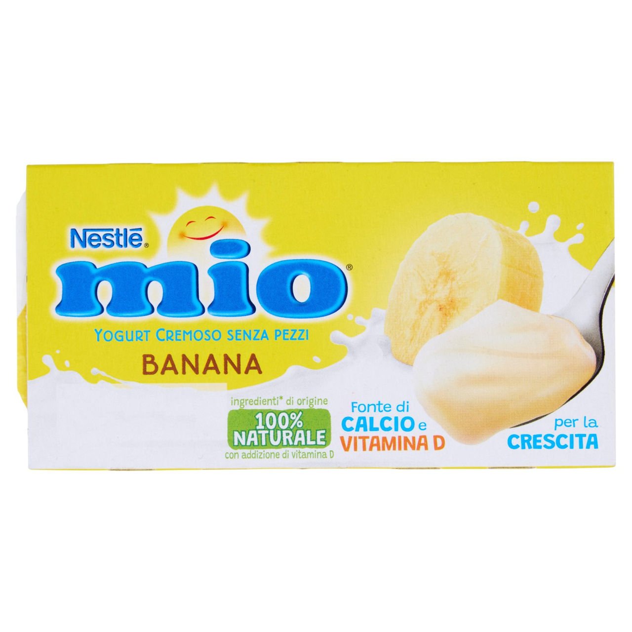 NESTLÉ MIO Yogurt Cremoso Banana 2 x 125 g