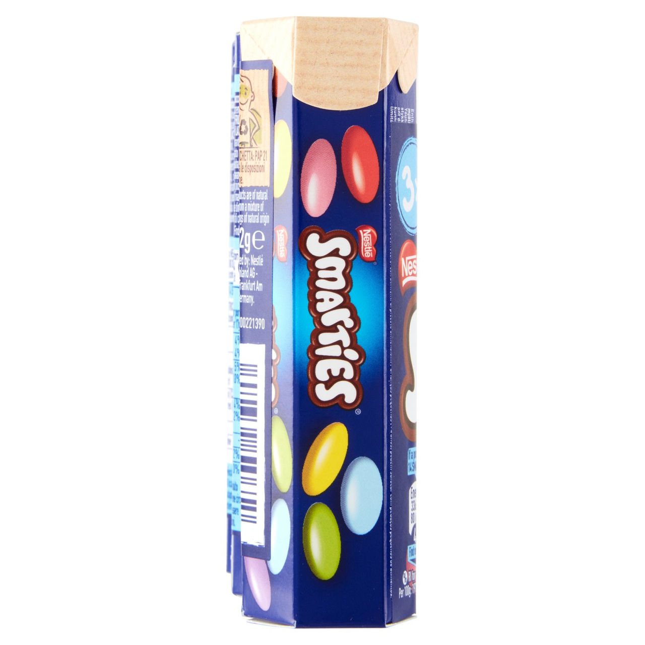 NESTLÉ Smarties Confetti ripieni di Cioccolato al Latte 3 tubi 34 g