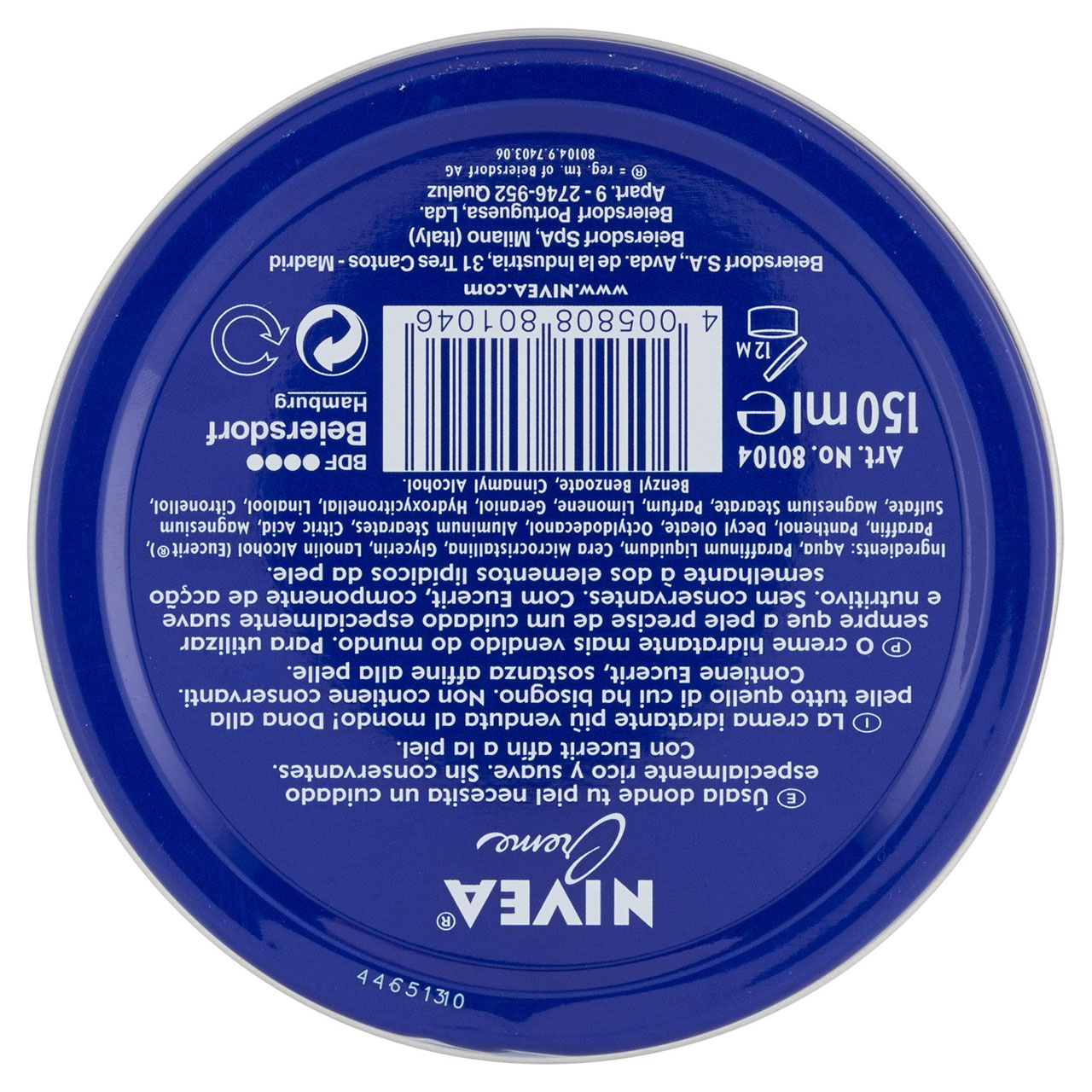 Nivea Creme 150 ml in vendita online