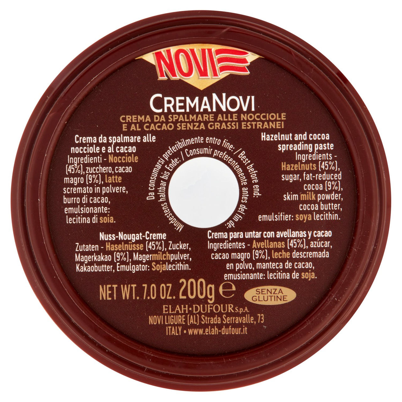 Crema Novi 200 g in vendita online