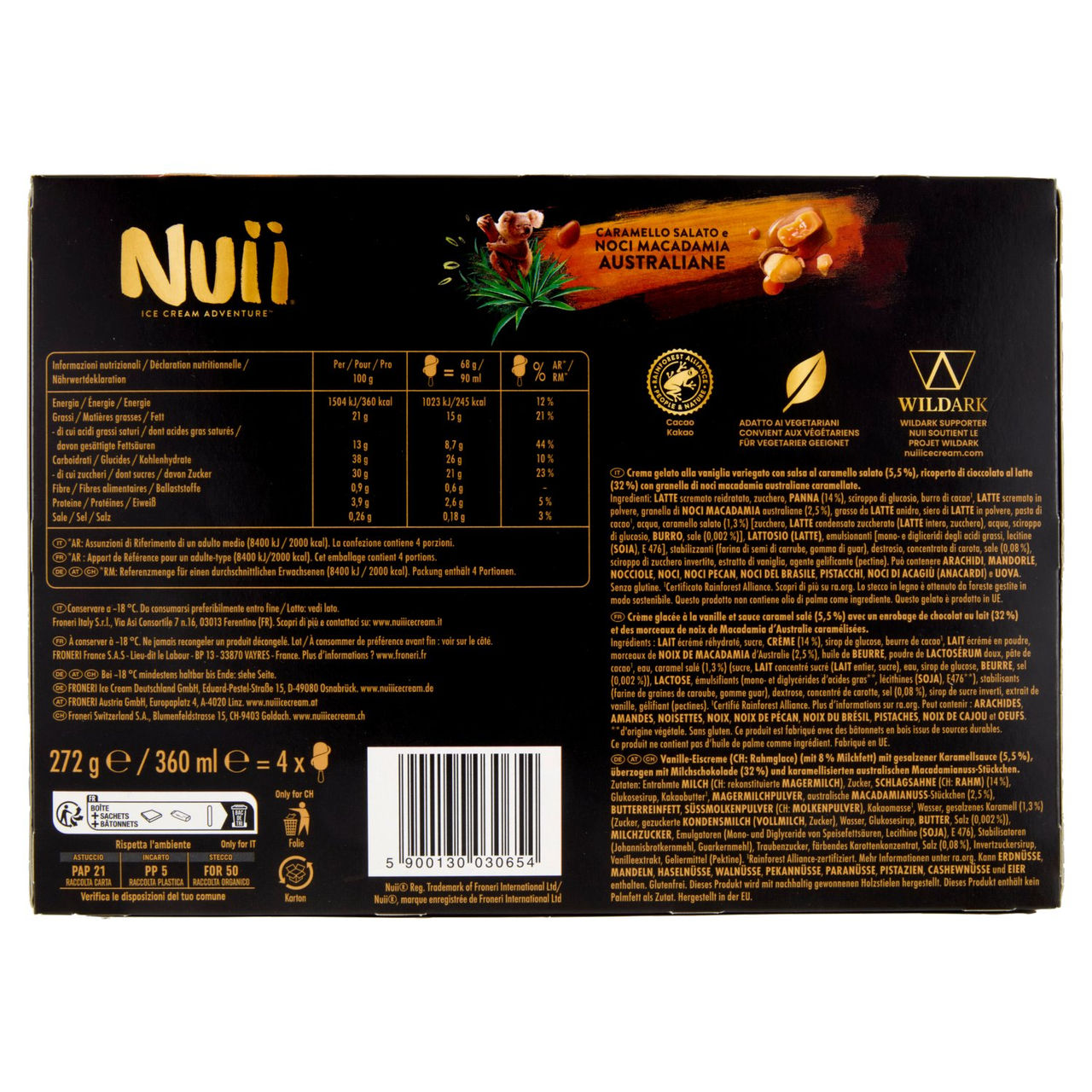 NUII Gelato Noci Macadamia Australiane x4 online
