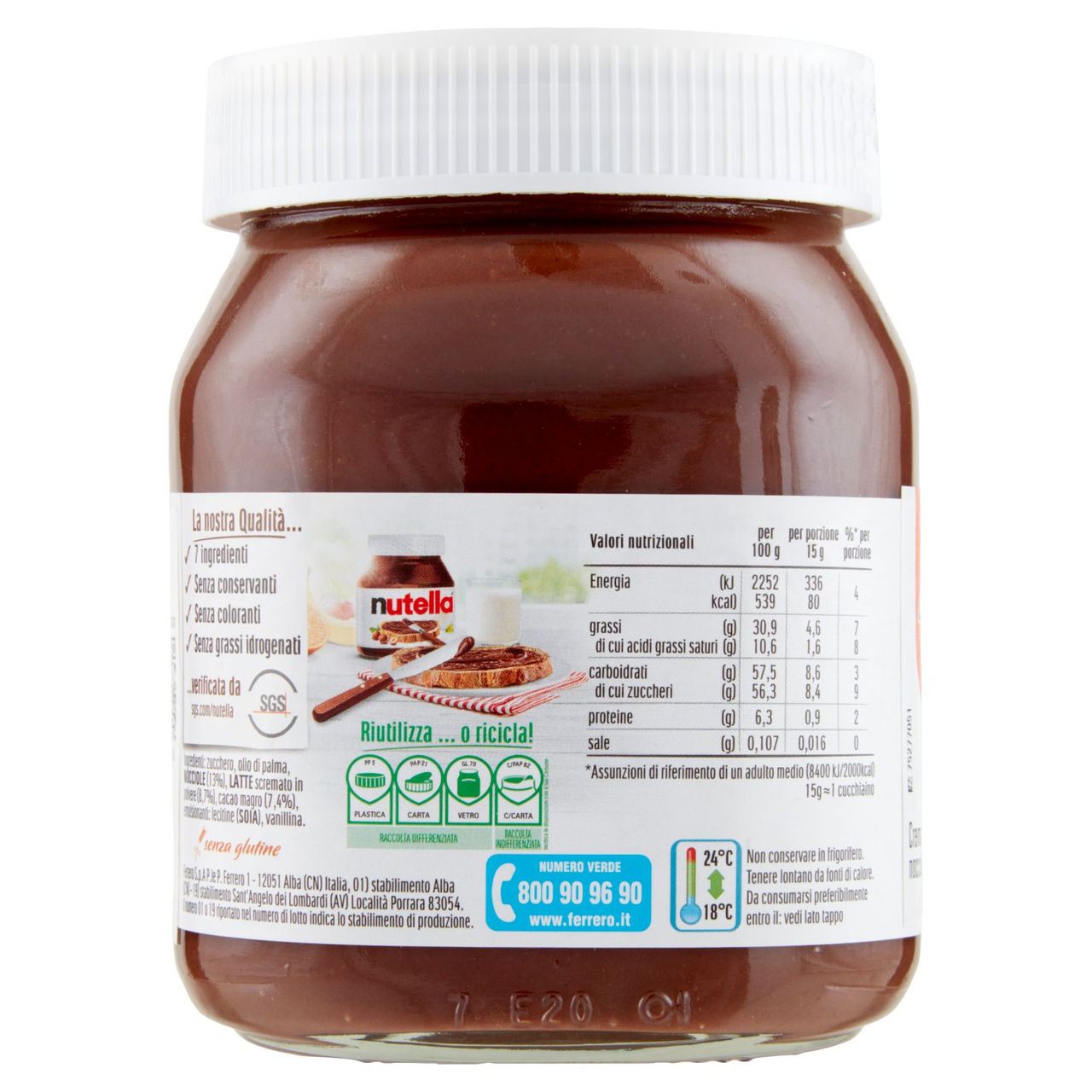 Nutella 450 g in vendita online