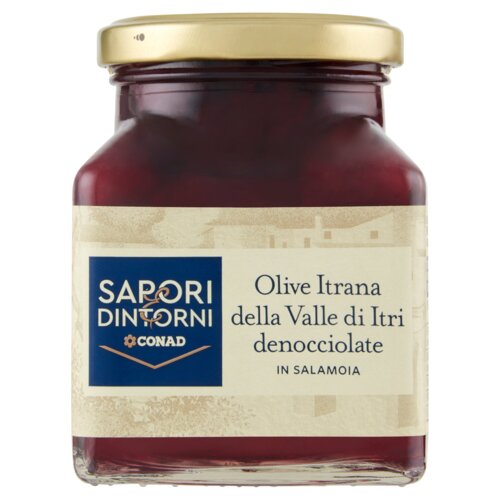 Olive Itrana della Valle di Itri denocciolate in Salamoia 285 g Sapori & Dintorni Conad