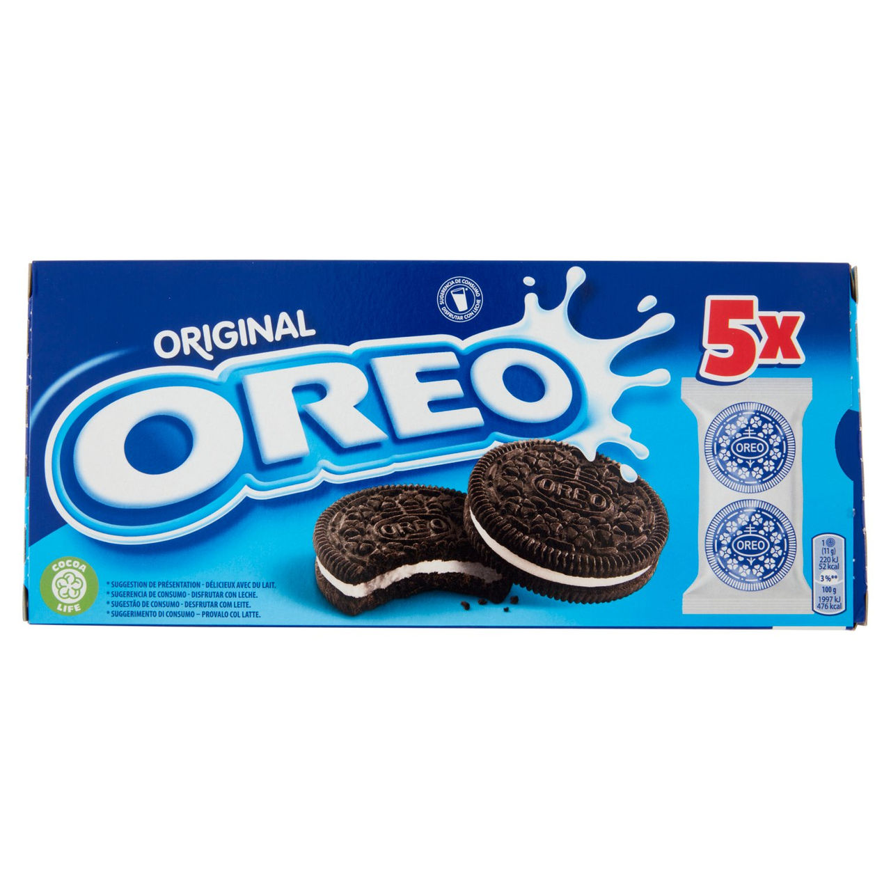 Oreo Original, biscotti con crema alla vaniglia - 220g