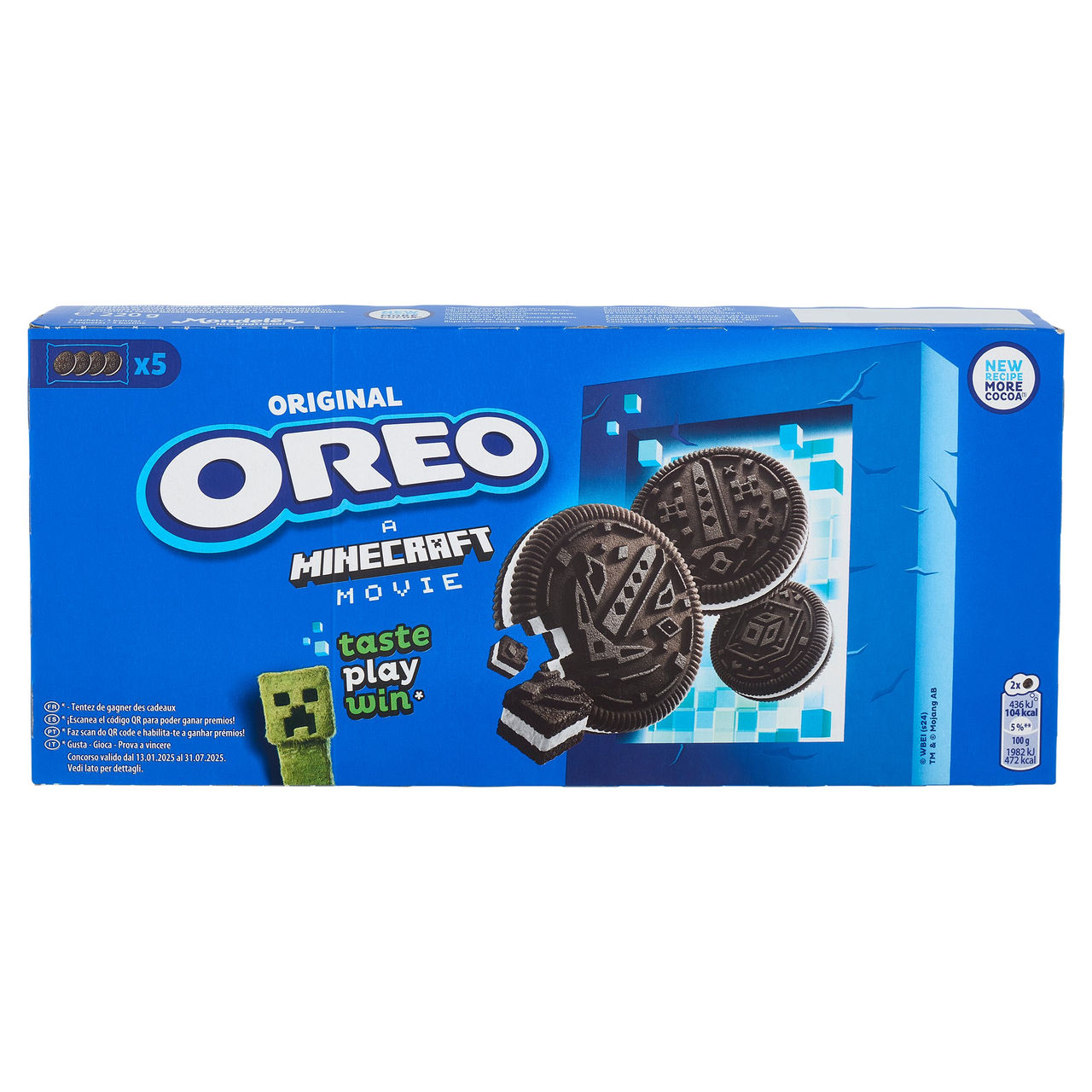Oreo Original, edizione speciale Oreo Minecraft 220 g