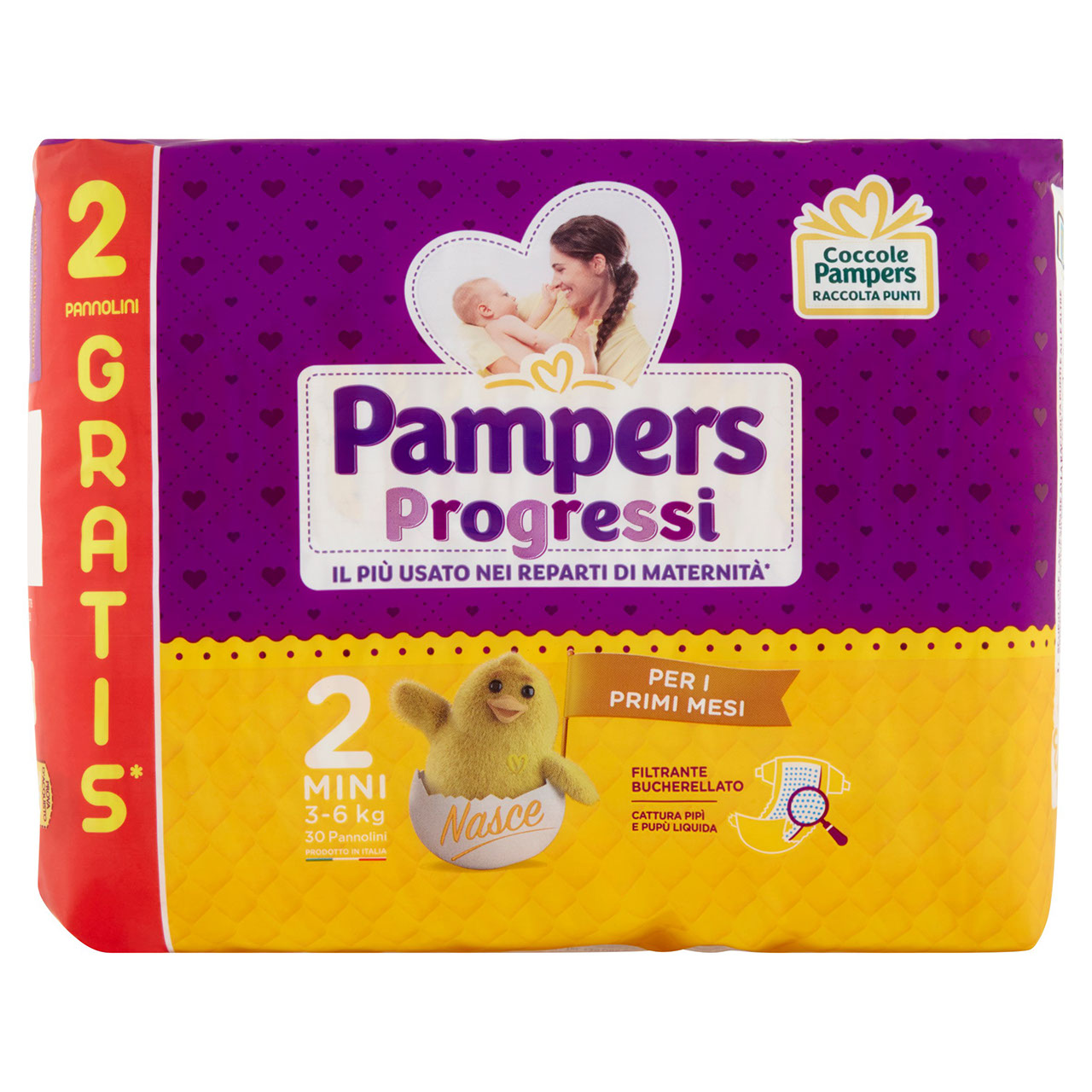 Pampers Progressi Mini x28 2 in vendita online