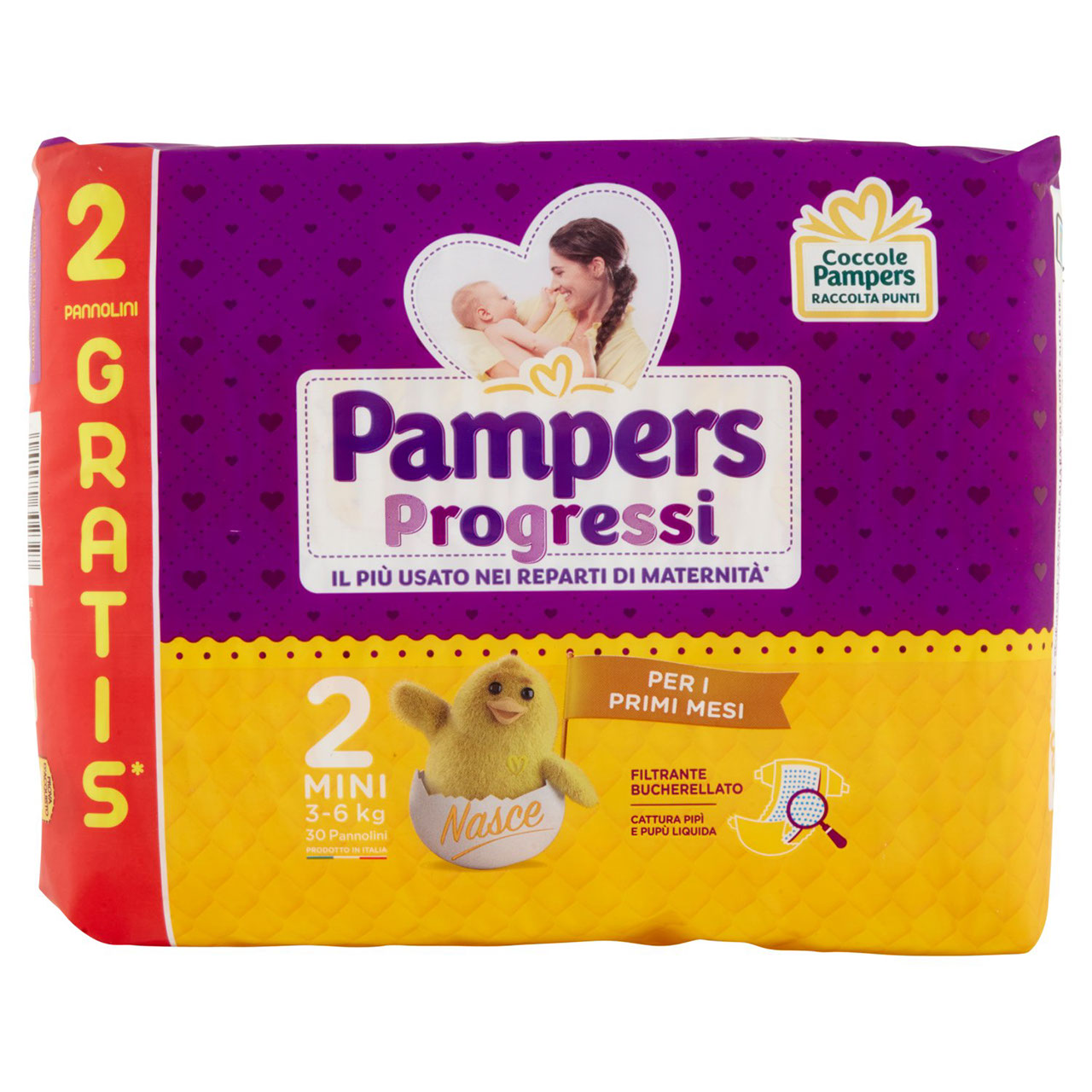 Pampers Progressi Mini x28 2 in vendita online