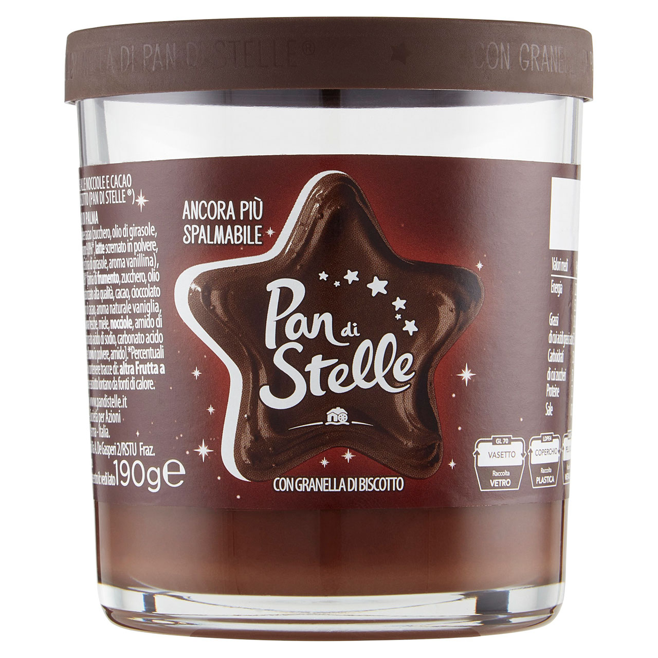 Pan di Stelle Crema al Cacao e Nocciole 190g