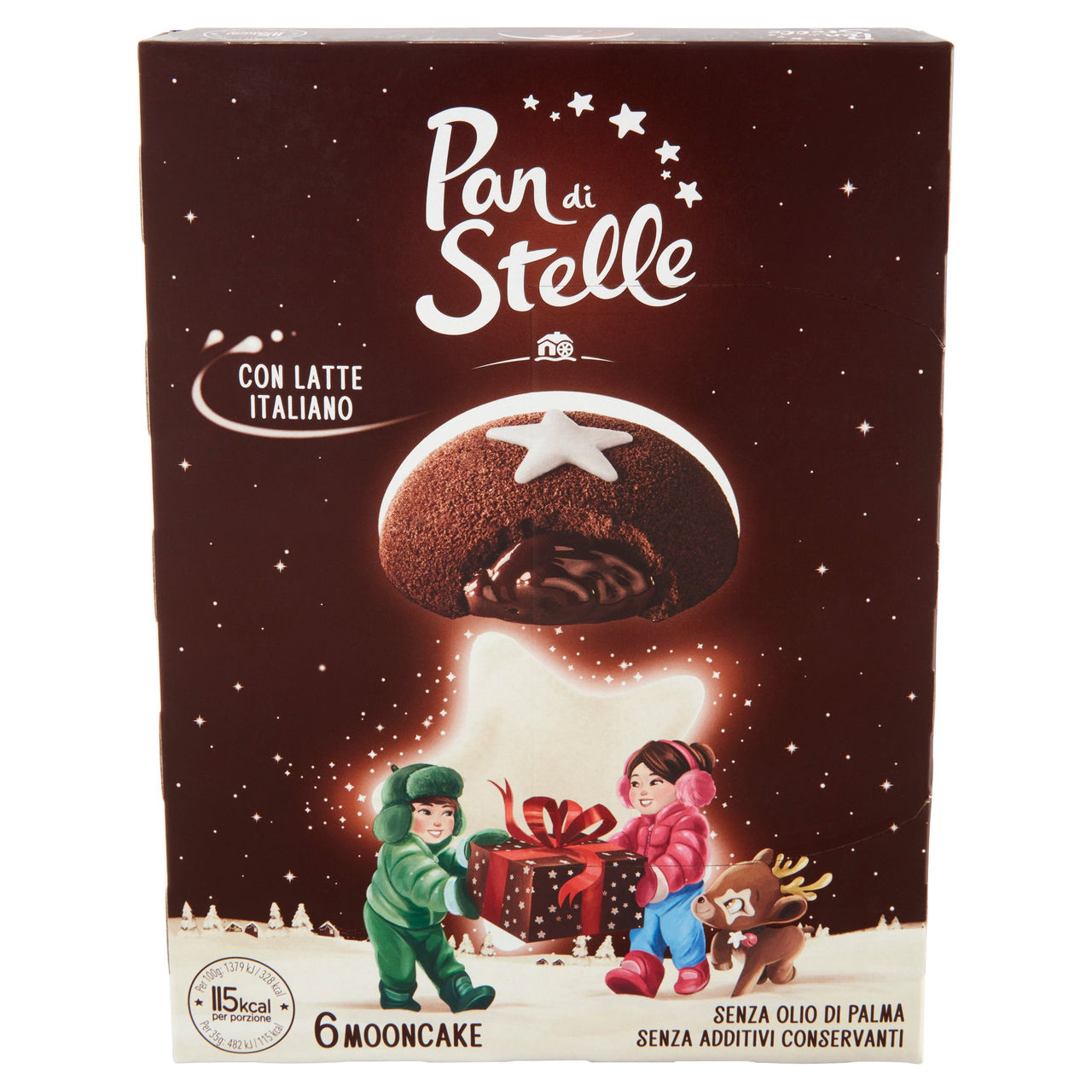 Pan di Stelle Mooncake Tortino al Cioccolato 210g