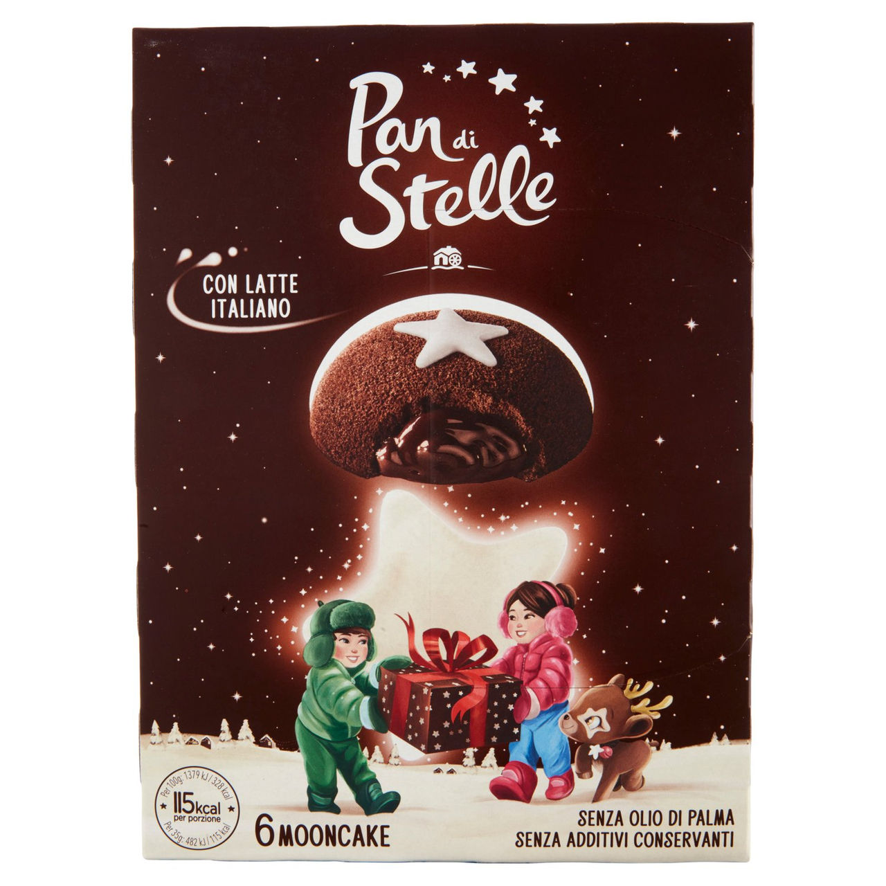 Pan di Stelle Mooncake Tortino al Cioccolato 210g