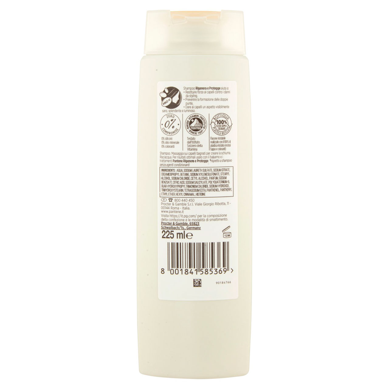 Pantene Shampoo Rigenera e Protegge 225 ml