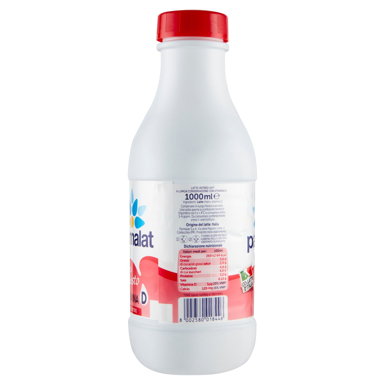 parmalat Bontà e Gusto con Vitamina D 100% Latte d'Italia Latte Intero 1000 ml