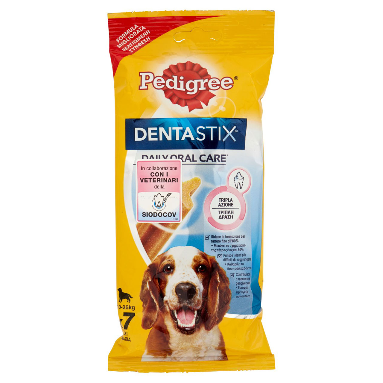 Pedigree DentaStix Daily Oral Care* 10-25 kg 7 Pezzi 180 g