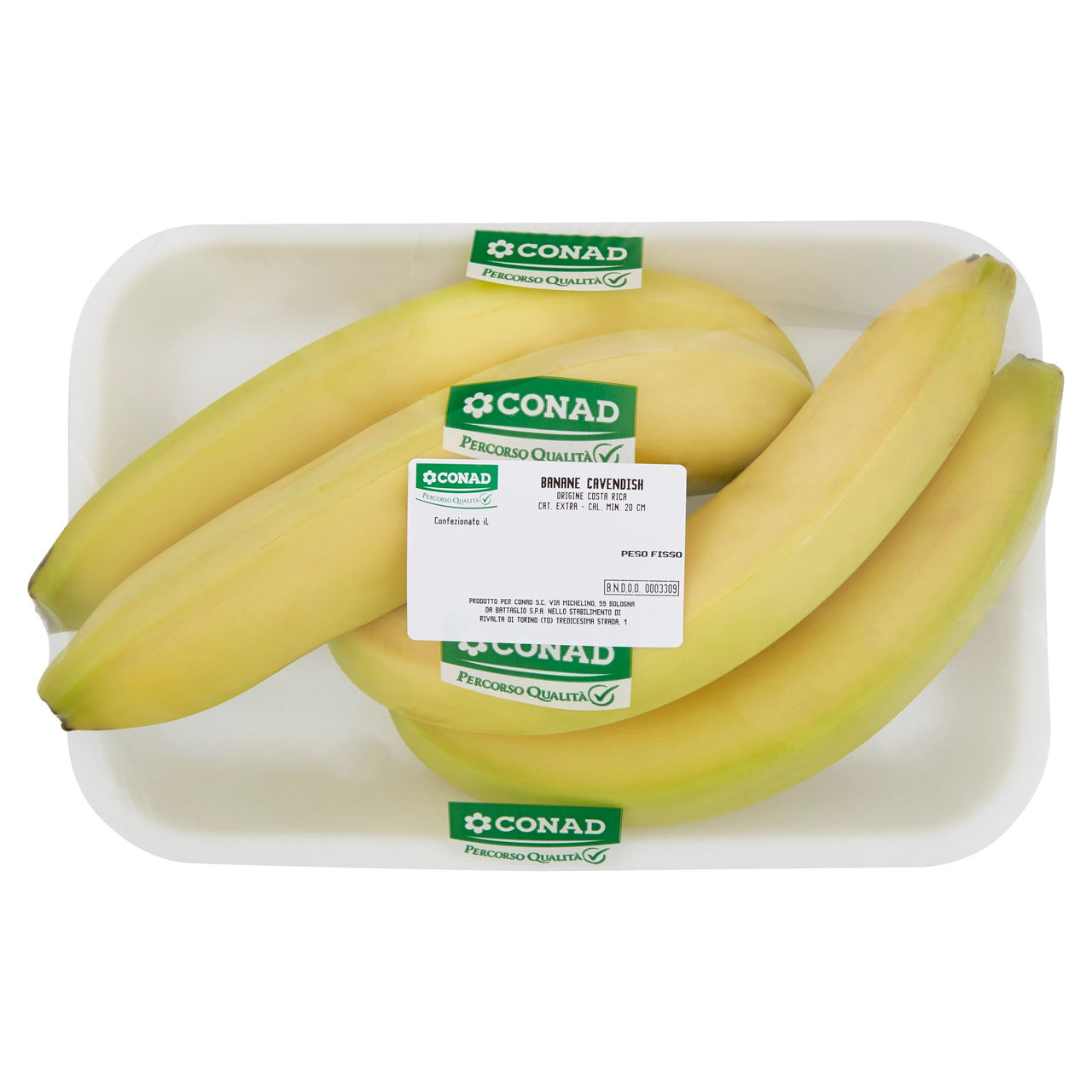 Percorso Qualità Banane Cat. I Vassoio 700g CONAD