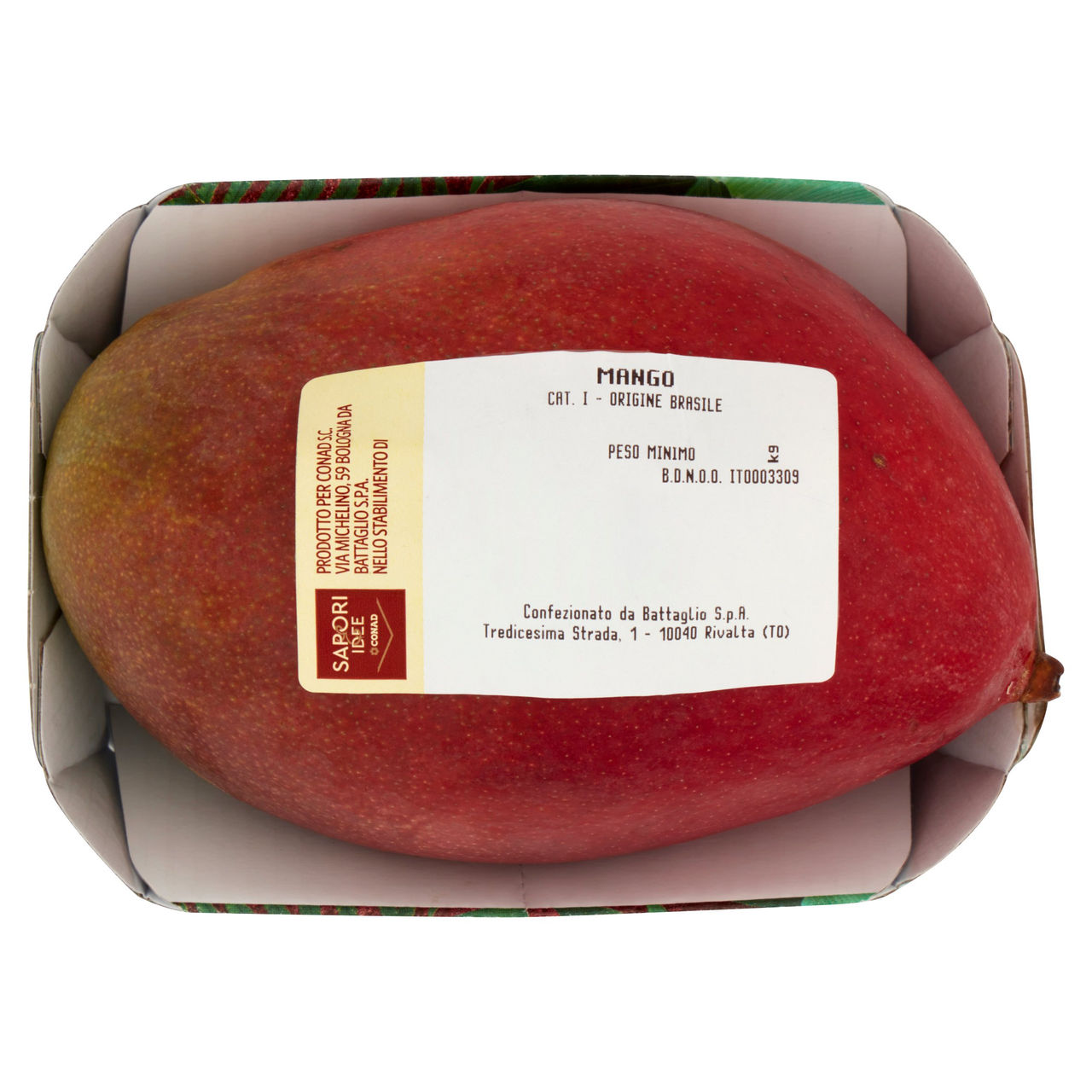 Percorso Qualità Mango Cat. I Vassoio 380g SAPORI E IDEE