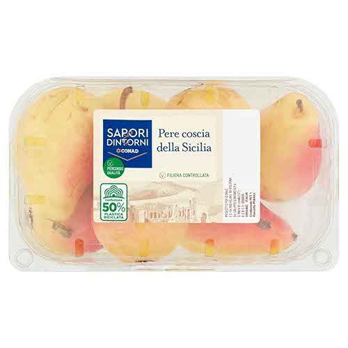 Percorso Qualità Pere coscia della Sicilia Italia Cal. 45/50 750 g Sapori & Dintorni Conad