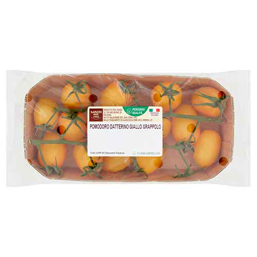 Percorso Qualità Pomodoro Datterino Giallo Grappolo Italia Cat. "I" 200 g Sapori & Idee Conad