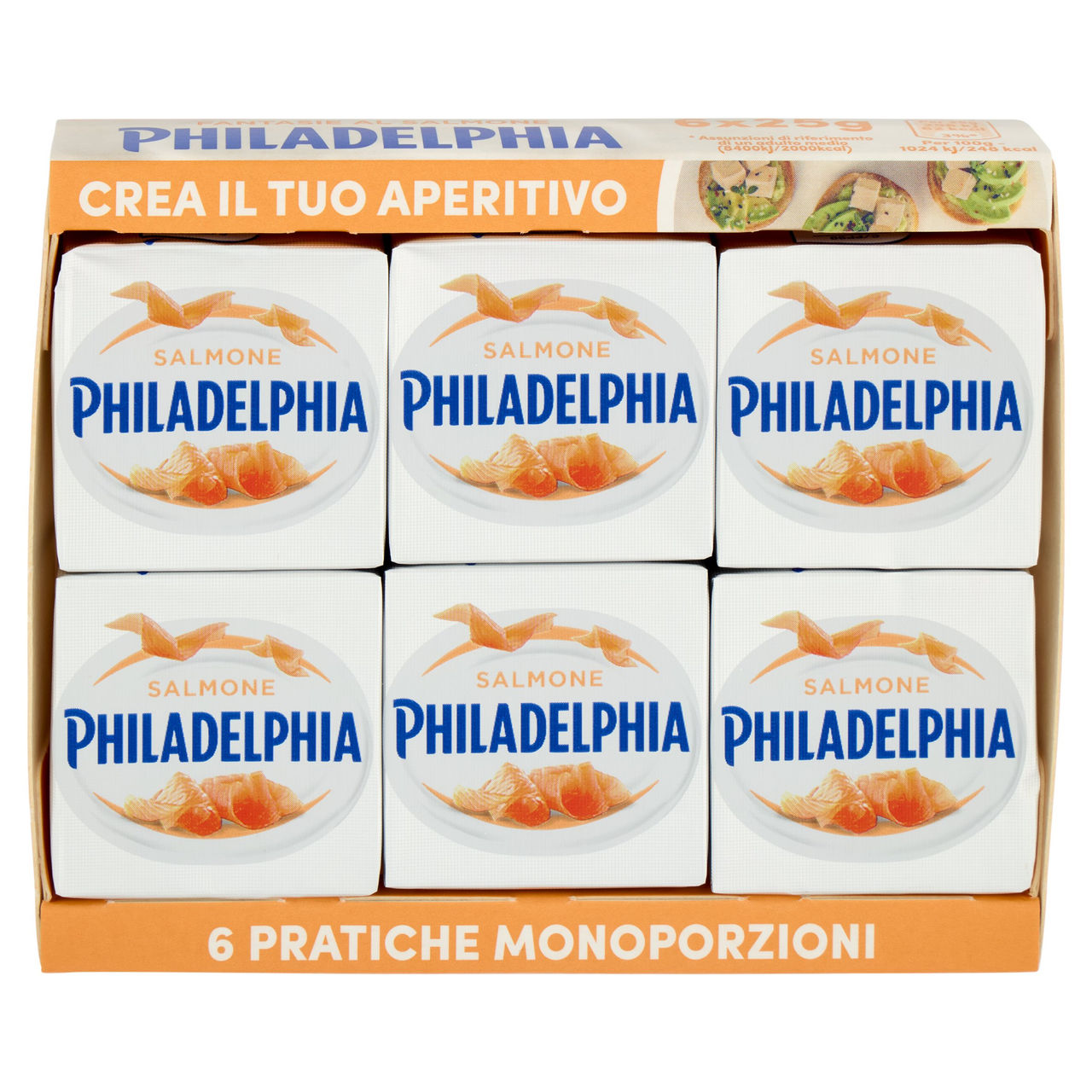 Philadelphia Salmone 6 x 25 g