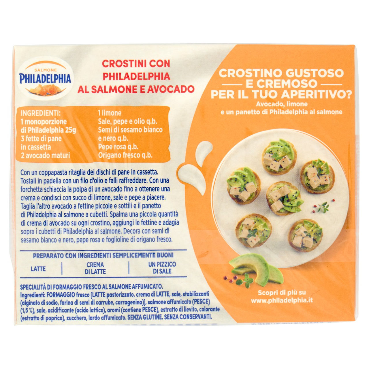 Philadelphia Salmone 6 x 25 g