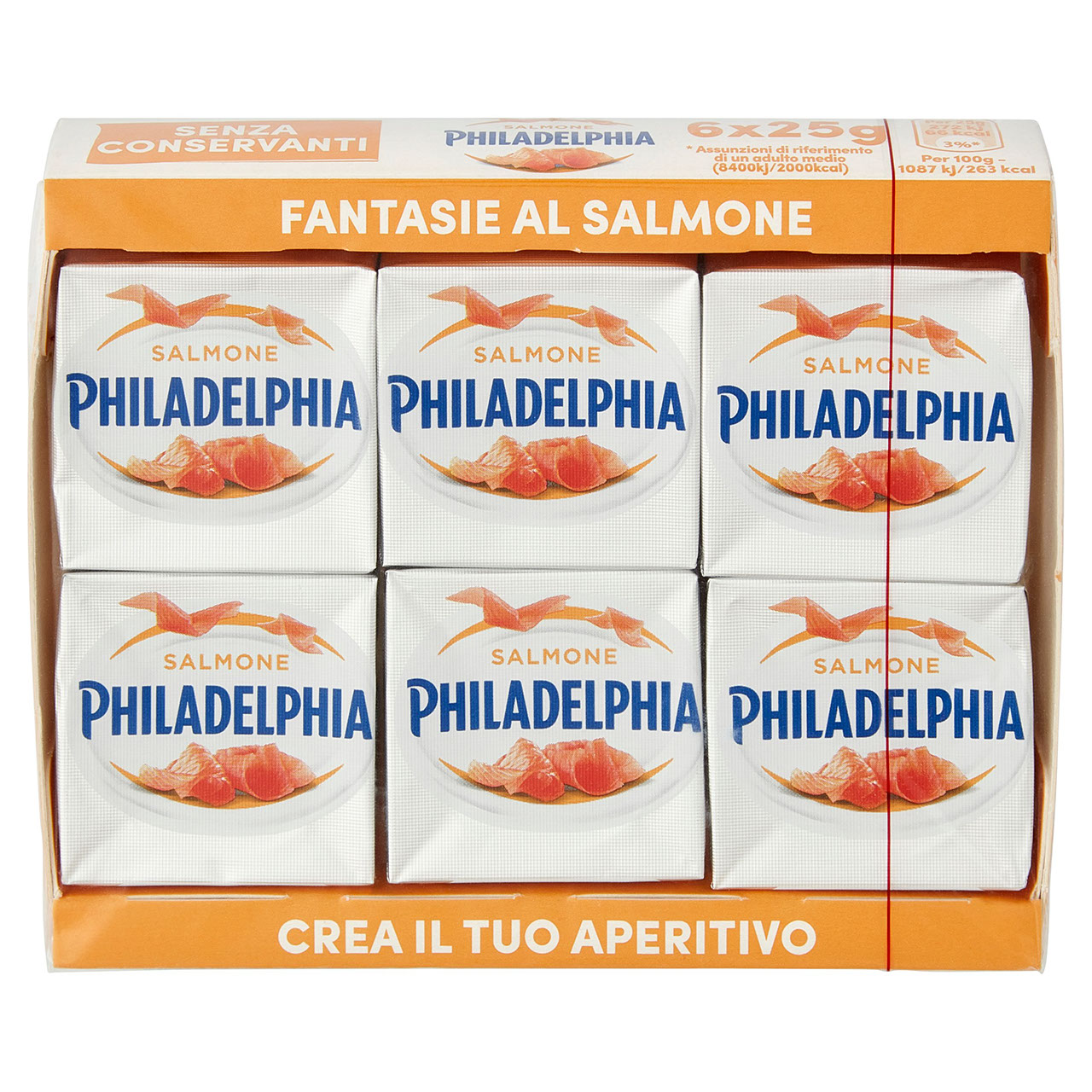 Philadelphia Salmone 6 x 25 g