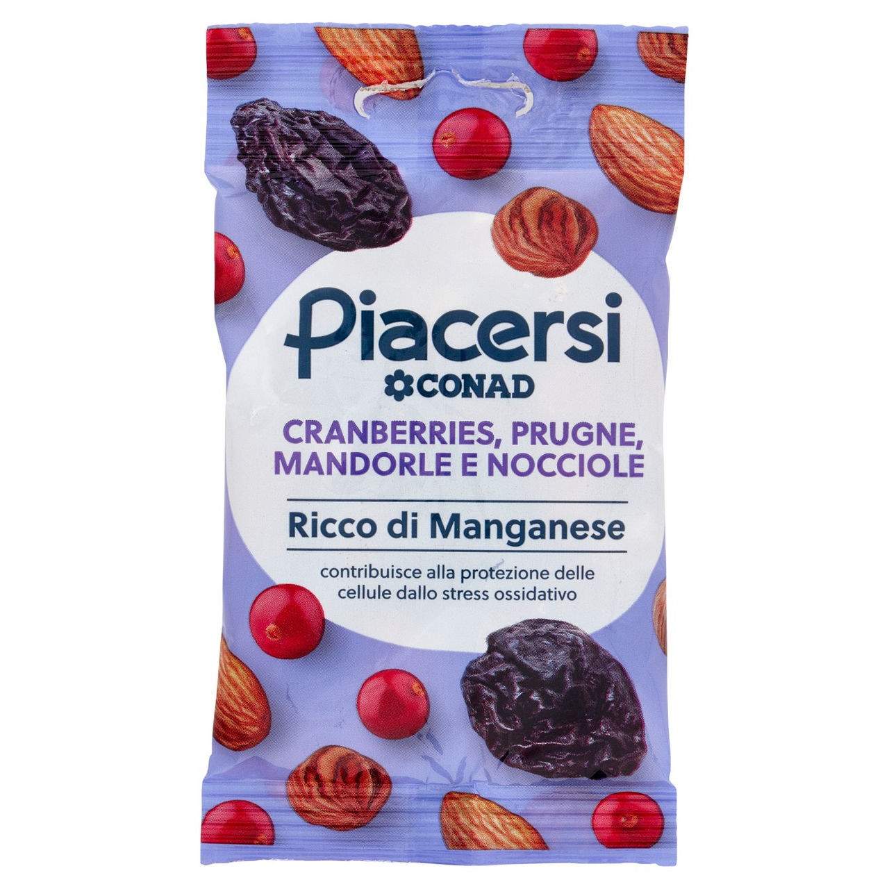 Cranberries, Prugne, Mandorle, Nocciole 40g Conad