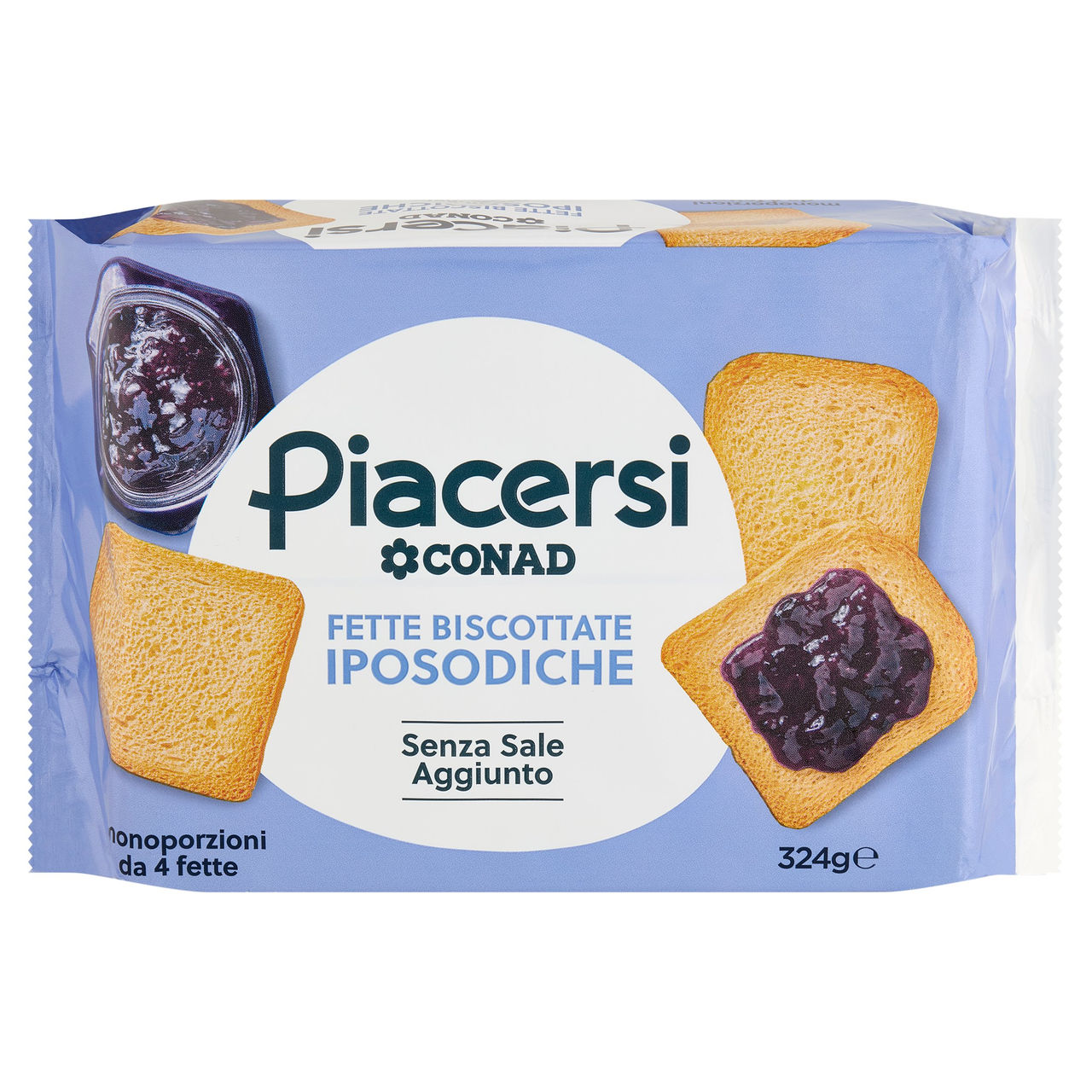 PIACERSI CONAD Fette Biscottate Iposodiche 324 g