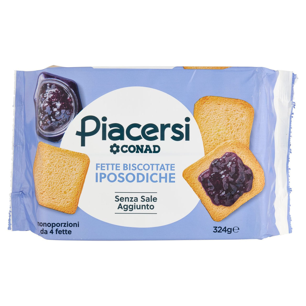 PIACERSI CONAD Fette Biscottate Iposodiche 324 g