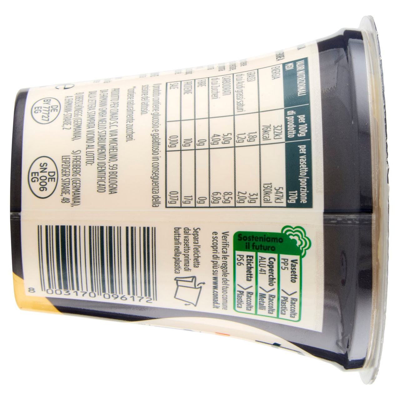 PIACERSI CONAD Mousse Vaniglia 170 g