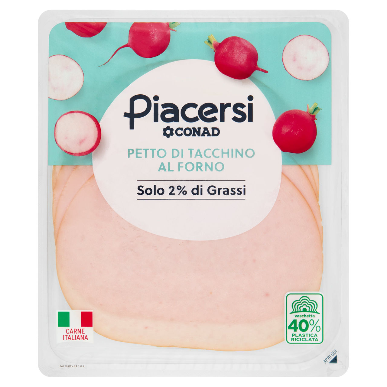 Petto di Tacchino al Forno 100 g Piacersi Conad