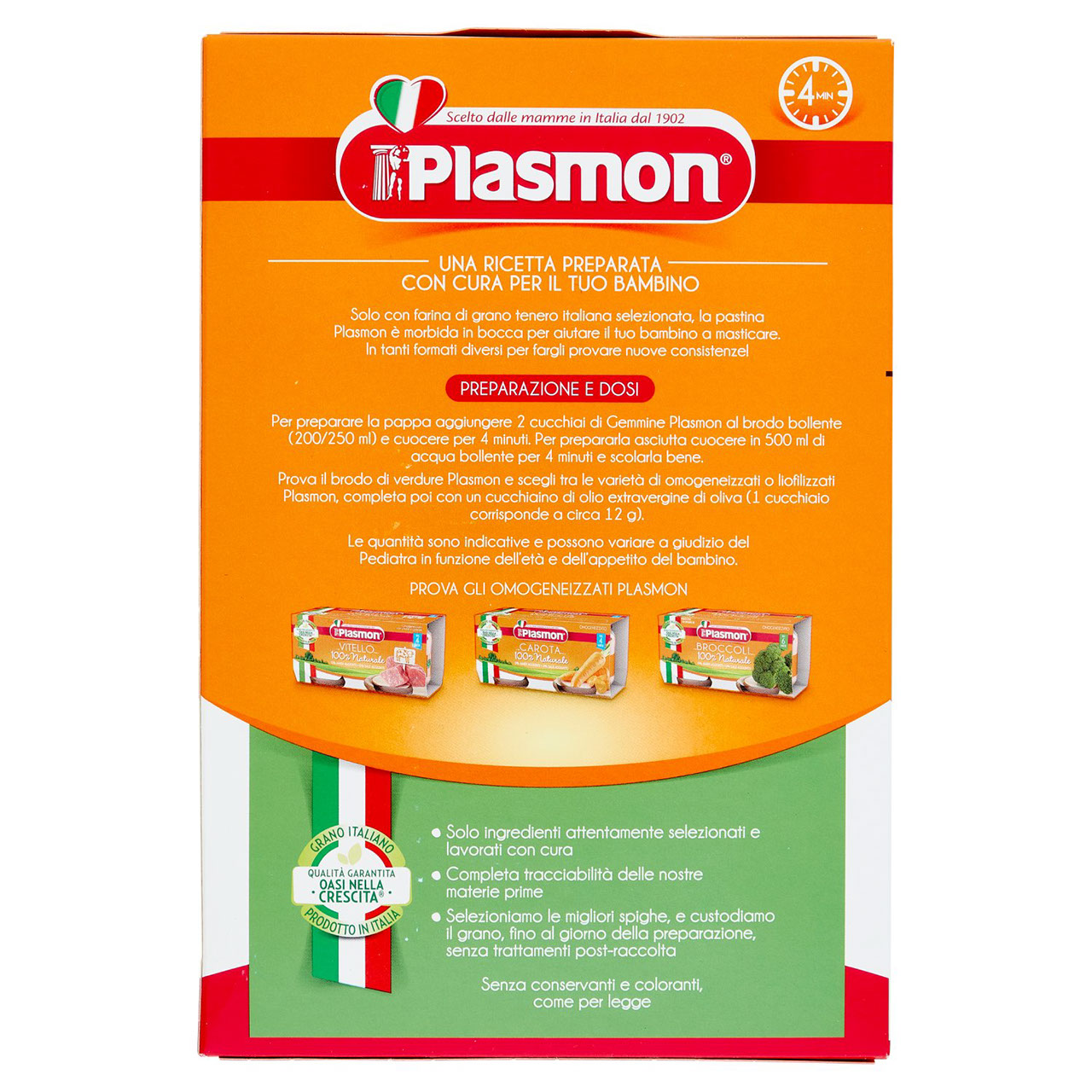 Plasmon la Pastina gemmine 340 g