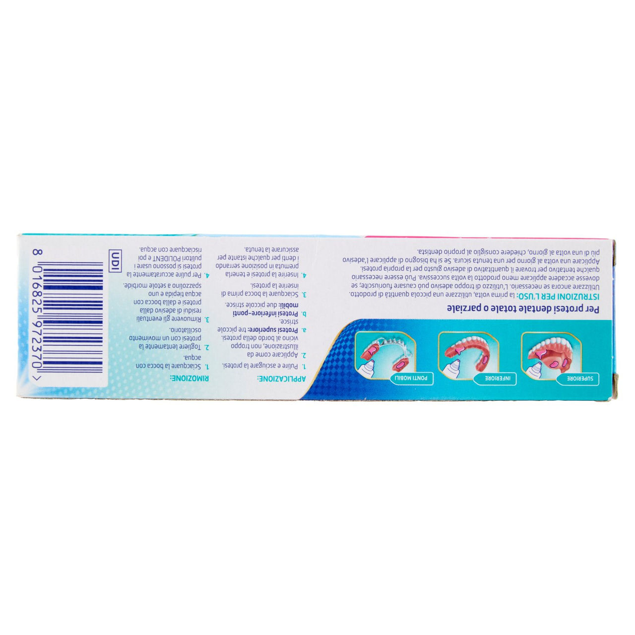 Polident gusto neutro adesivo protesi dentiera con tenuta giornaliera senza aromi artificiali 40 gr