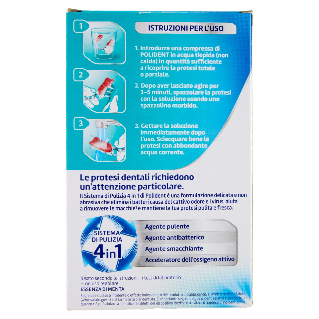 Polident Intensa Freschezza Pulitore per Protesi