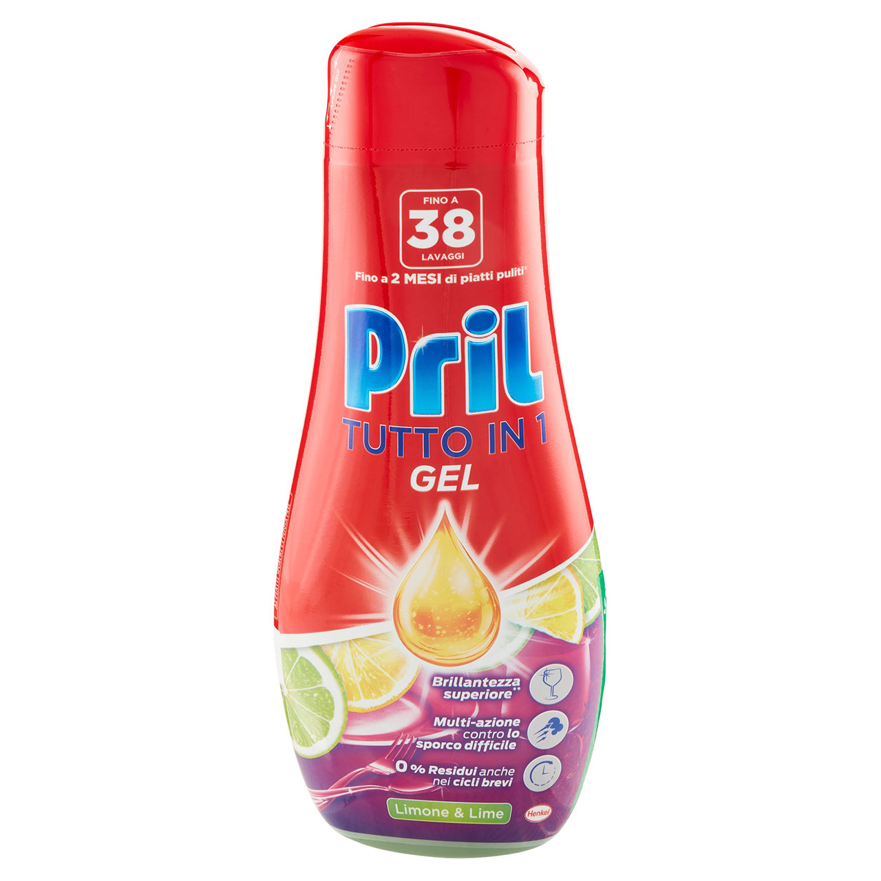 PRIL All in 1 Gel Limone 684ml 38lav.