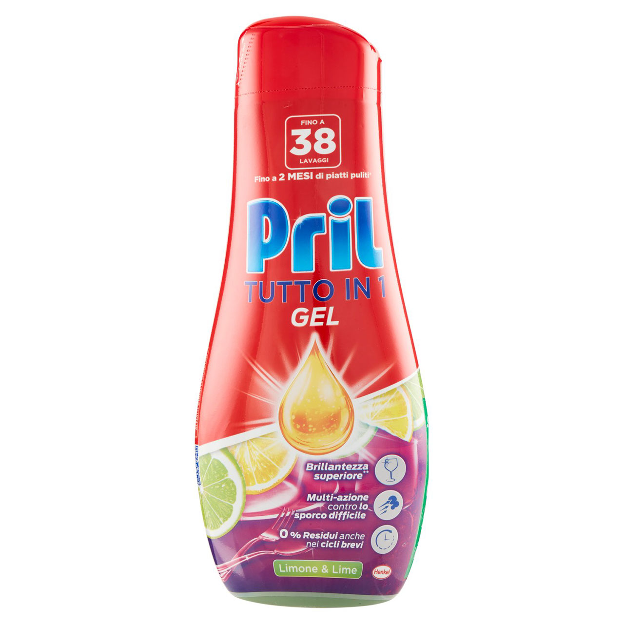 PRIL All in 1 Gel Limone 684ml 38lav.