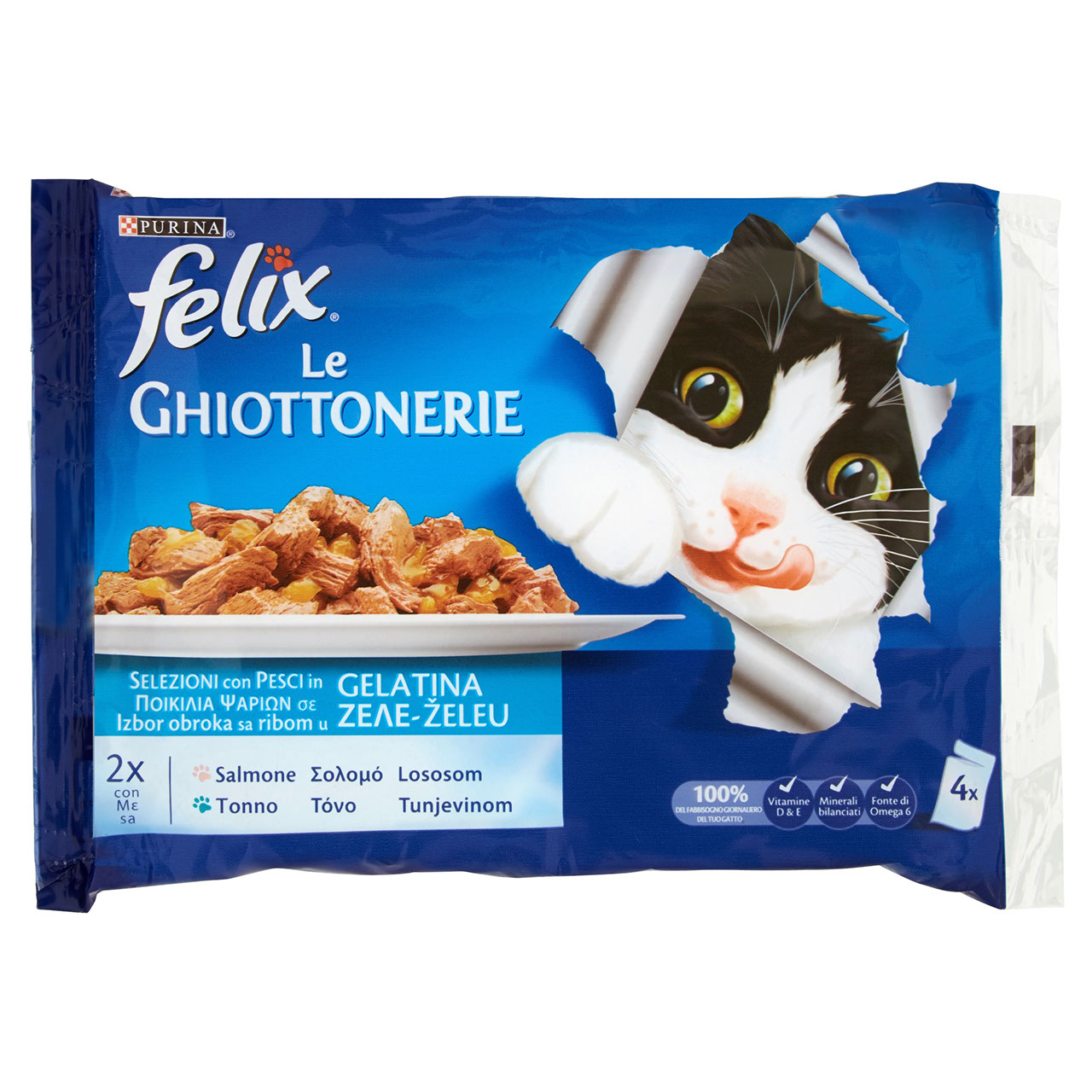 PURINA FELIX Le GHIOTTONERIE Salmone e Tonno