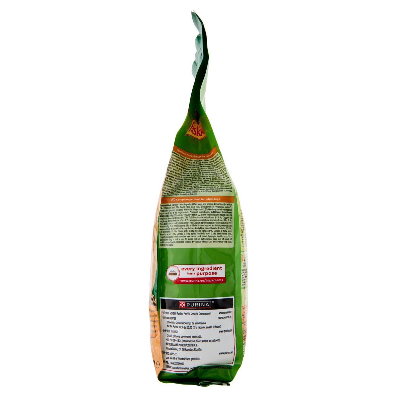 PURINA FRISKIES Balance Pollo e Manzo e con Verdure 1,5kg