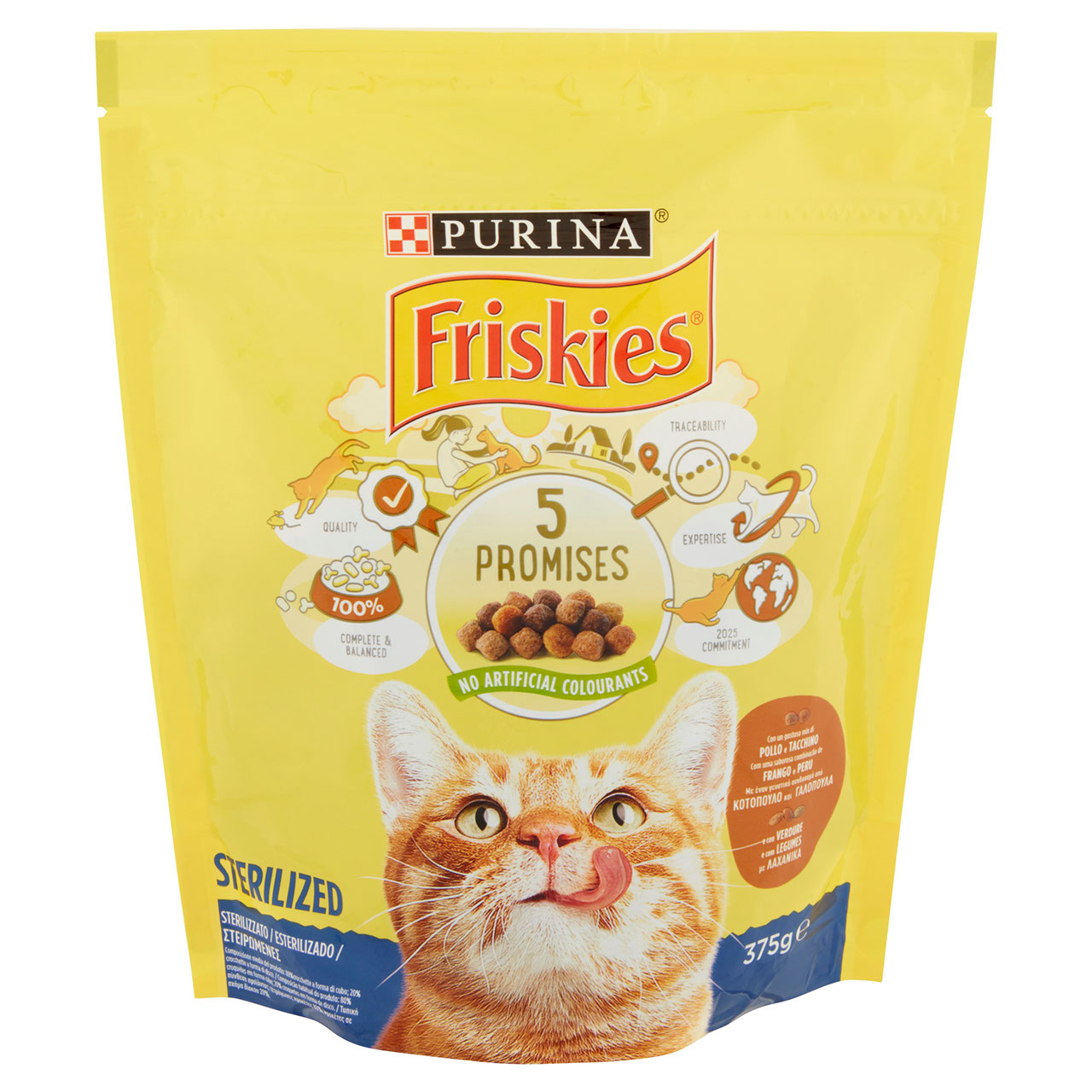 Purina Friskies Gatto Pollo Tacchino Verdure 375g