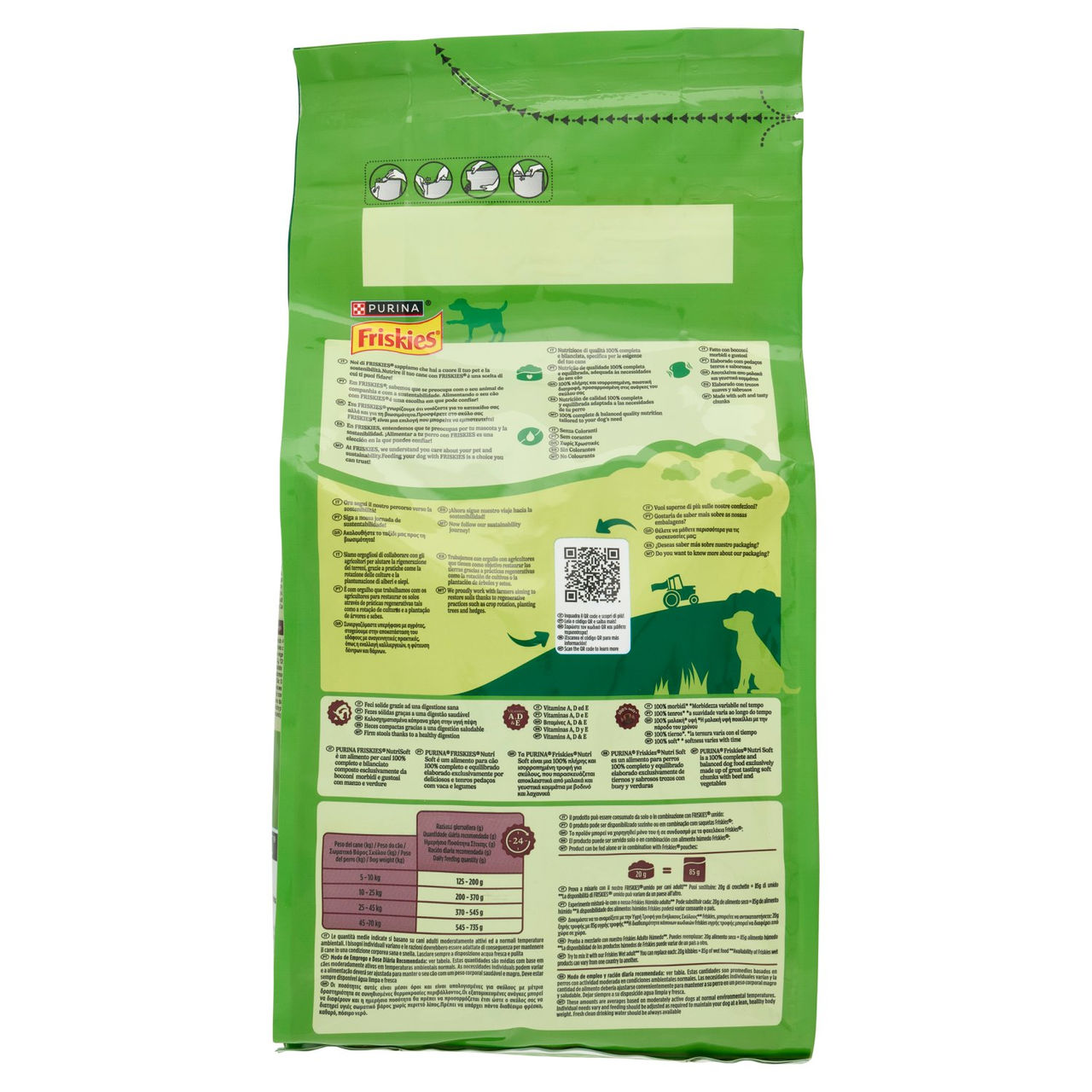 PURINA FRISKIES NutriSoft Manzo e Verdure 1,5kg