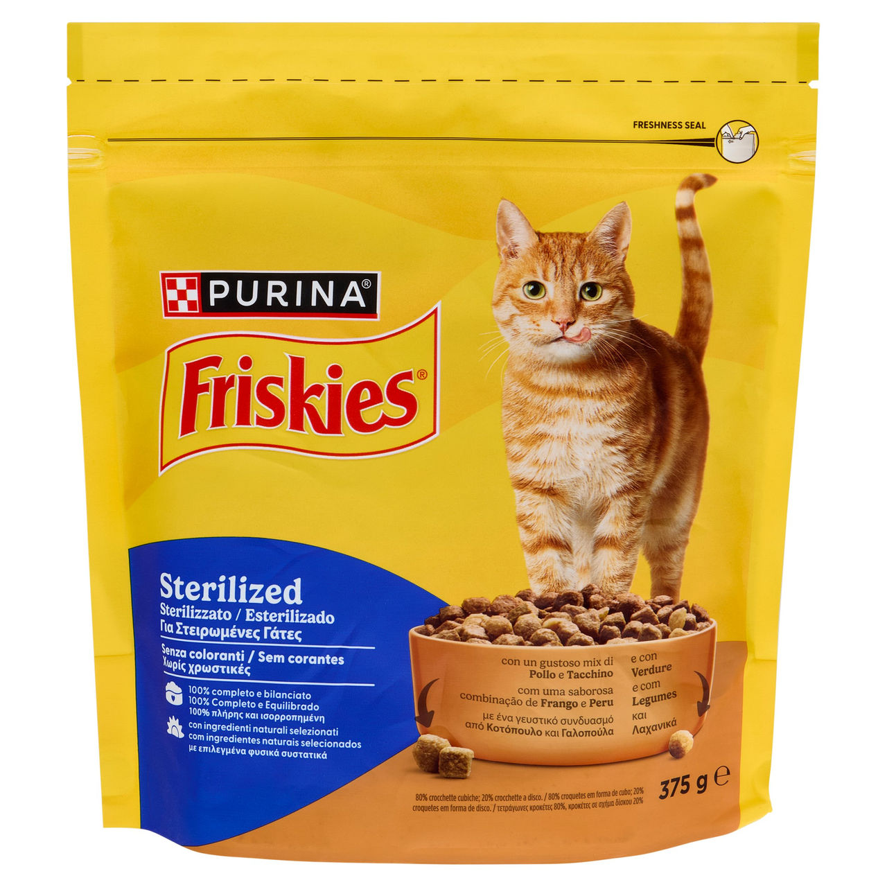 Purina Friskies Gatto Pollo Tacchino Verdure 375g