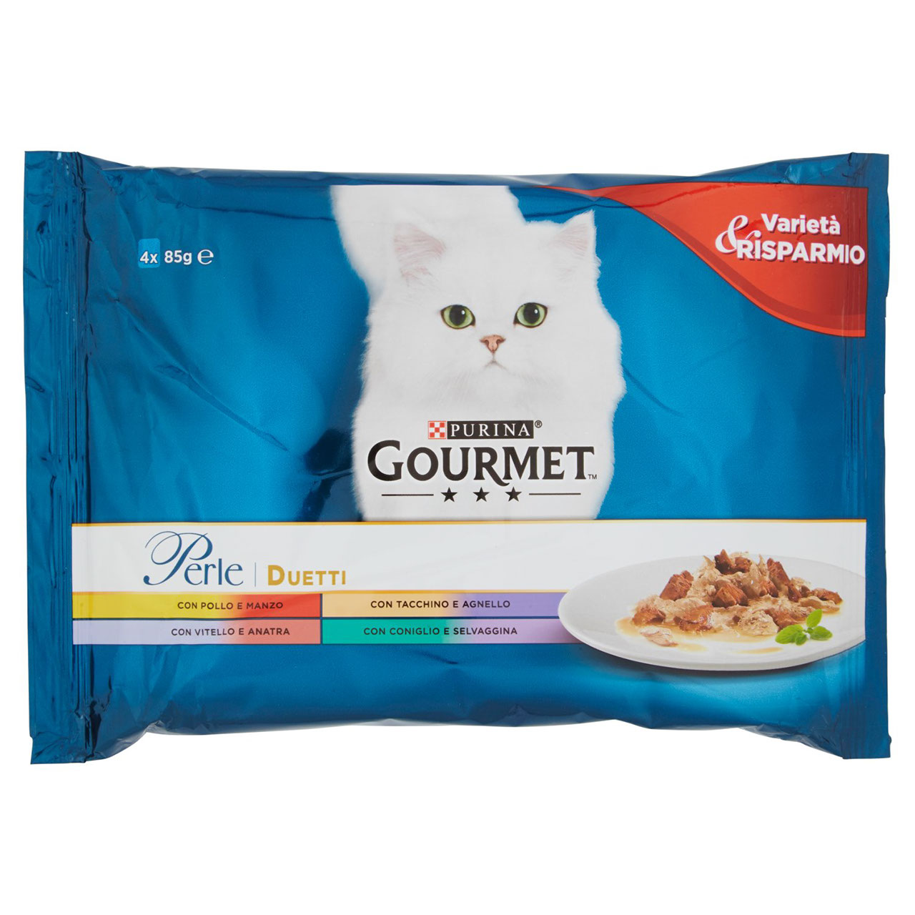 Perle Gatto Duetti Carni Delicate Purina Gourmet