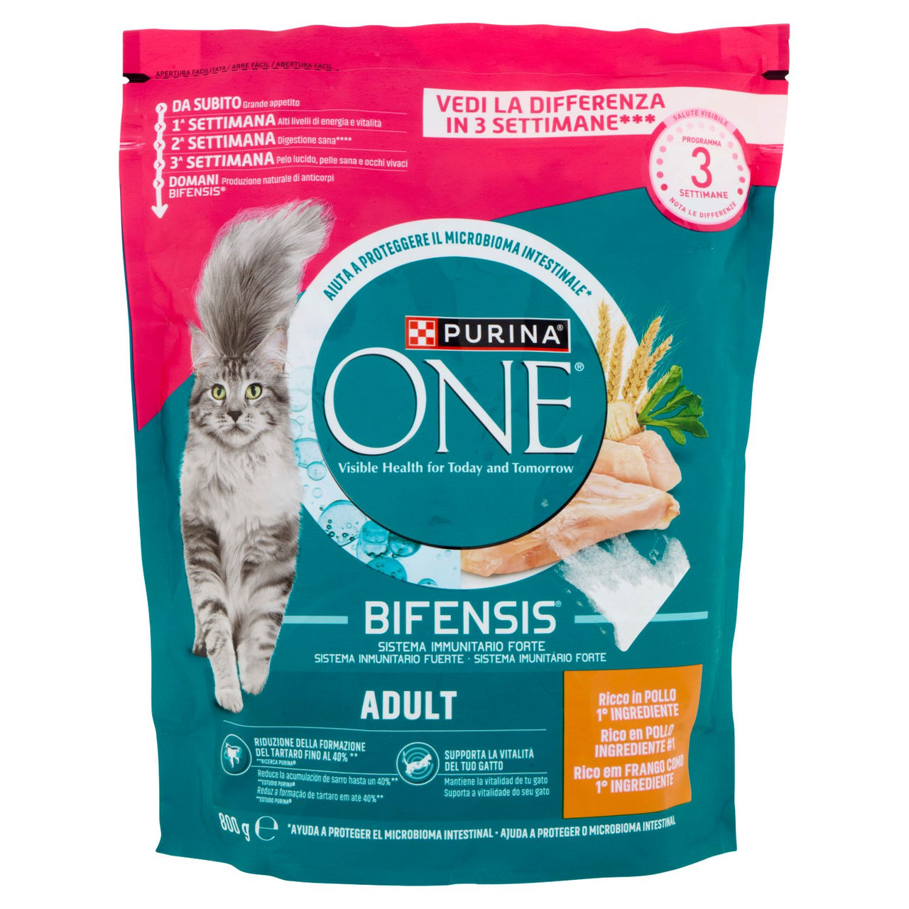 PURINA ONE Bifensis Adult Pollo 800g