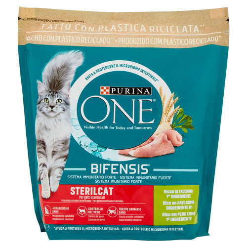 PURINA ONE Bifensis Sterilcat Tacchino e Frumento 1,5kg