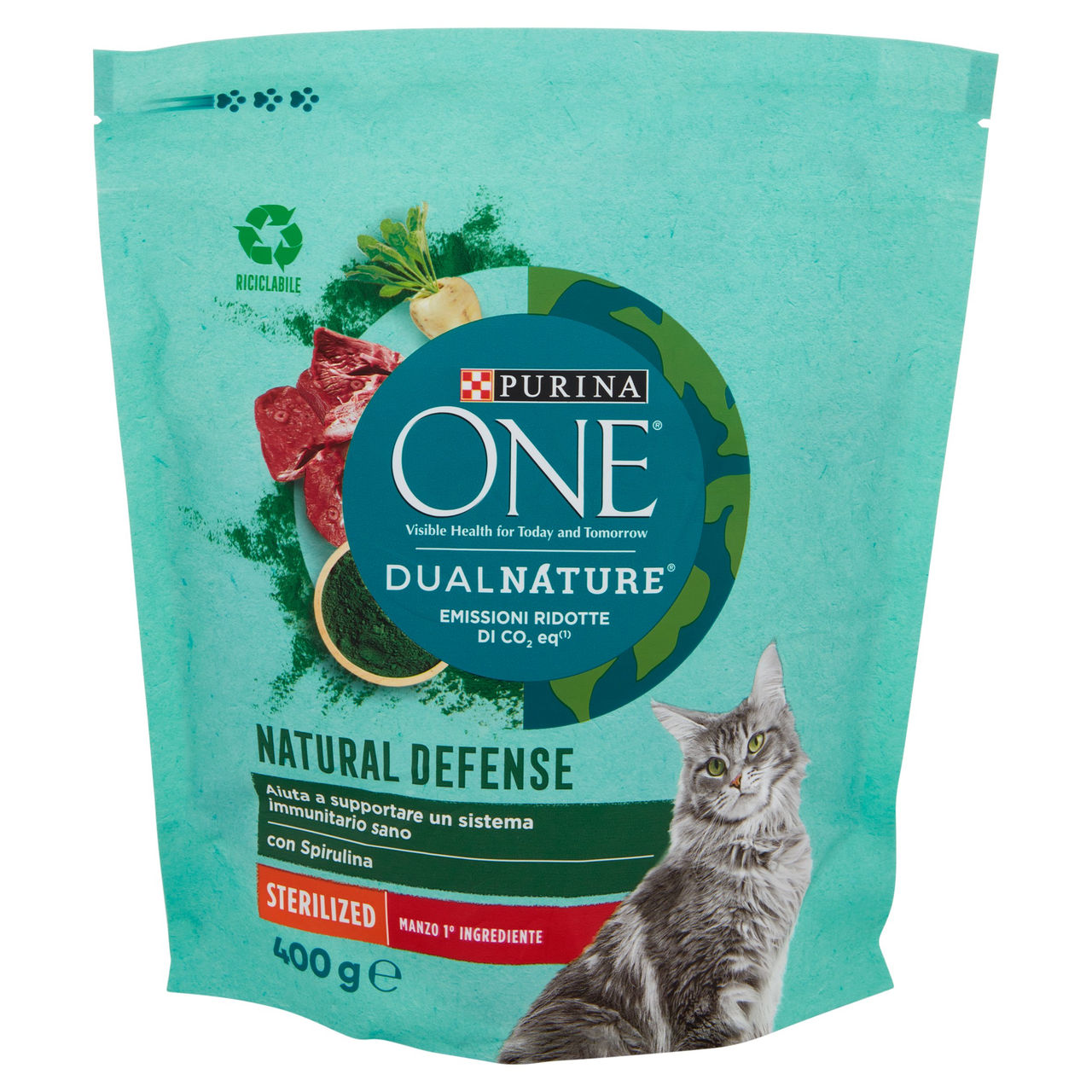 PURINA ONE DualNature Sterilizzato Manzo 400 g