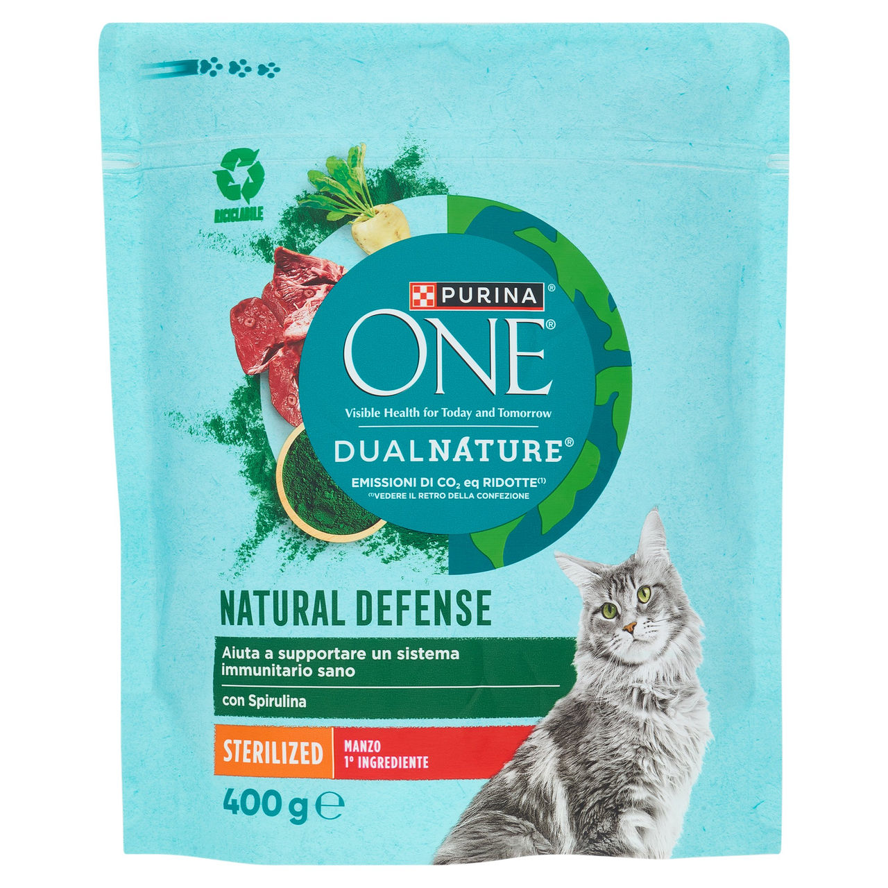 PURINA ONE DualNature Sterilizzato Manzo 400g